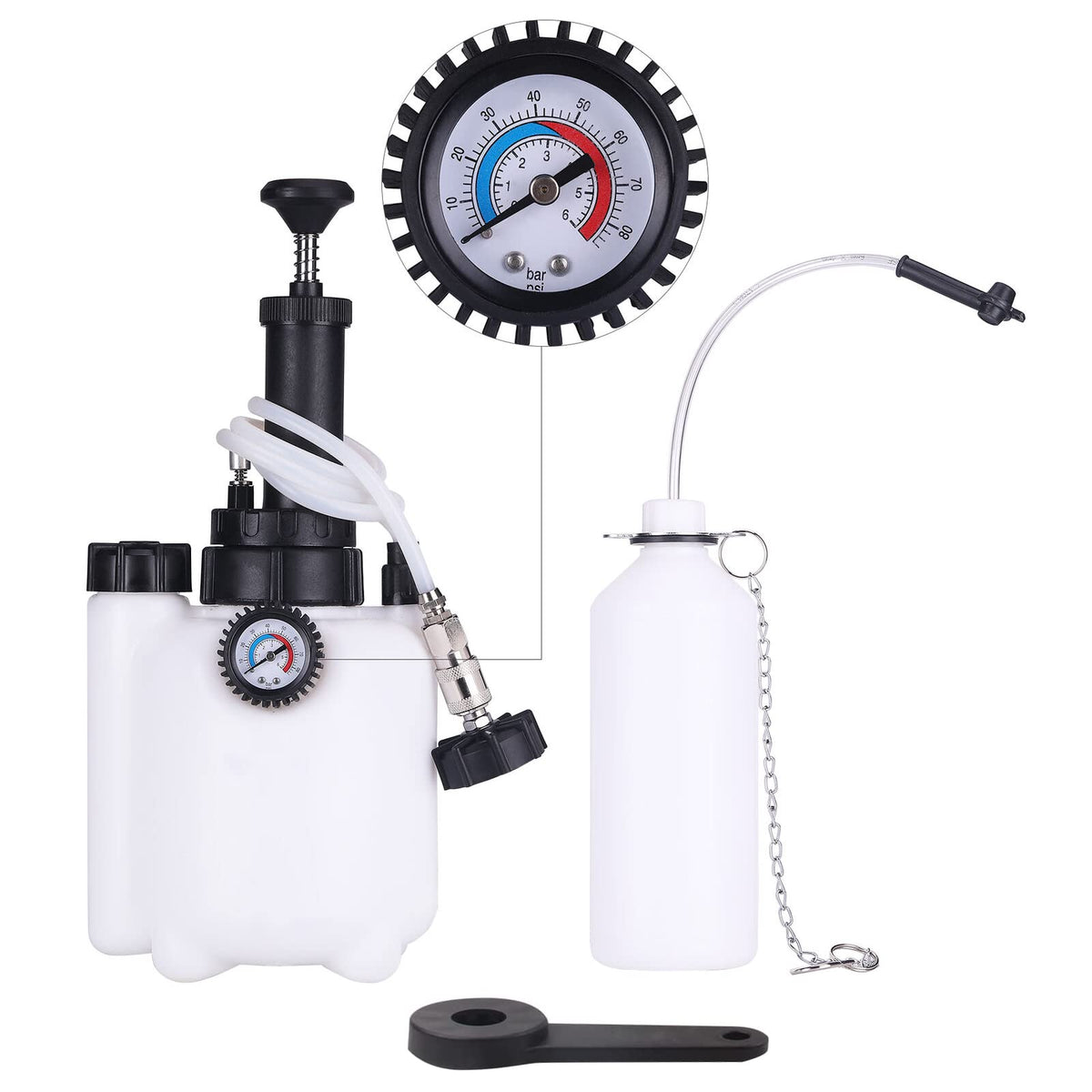 Dayuan 3L Hand Brake Fluid Bleeder Bleeding One Man Tool Kit For Most European Models