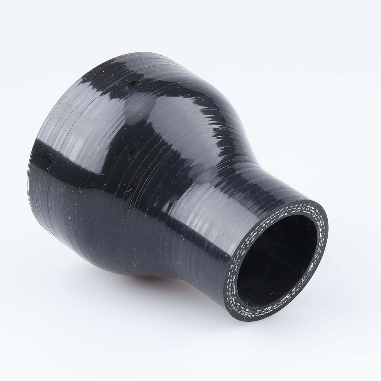 Ac Performance Id 2.5'' To 1-5/16'' (63Mm To 33Mm) Silicone Hose Straight Reducer 3-Ply Reinforced Black, 3'' Length