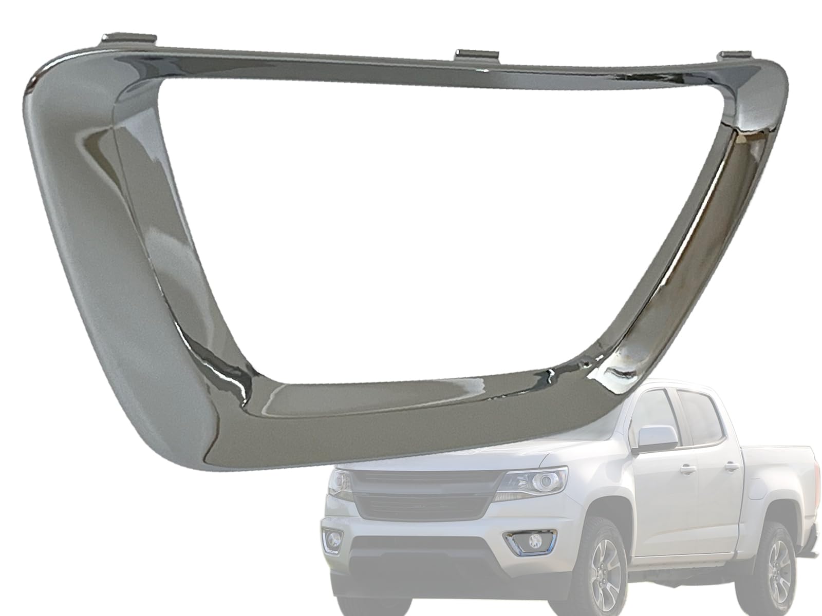 Auto Parts Avenue APA Replacement Front Fog Light Chrome Rim for 2015 2016 2017 2018 2019 2020 Colorado Driver Left Side GM10381