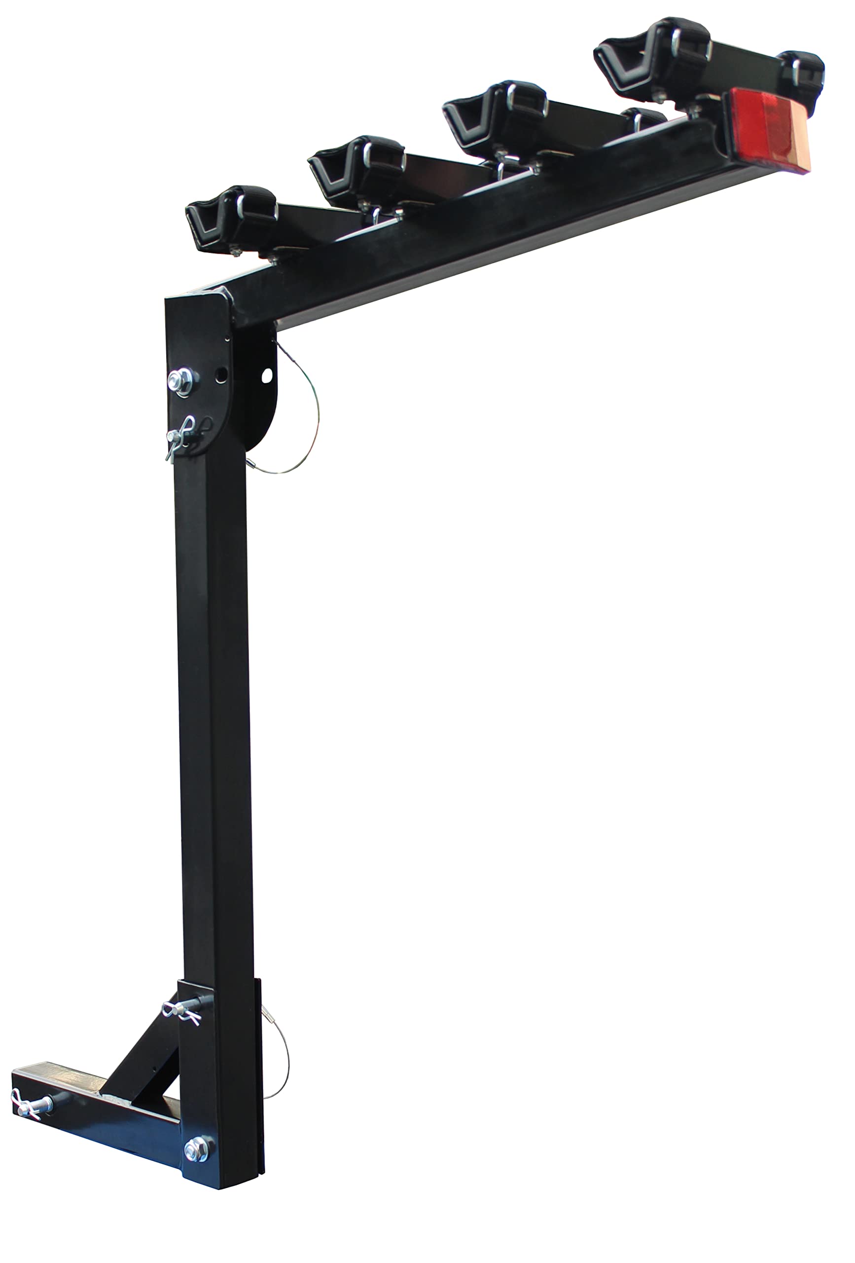 MaxxHaul 70210 Hitch Mount Bike Rack 4-Bike Rack, Black For Cars Trucks SUVs Minivans, Large
