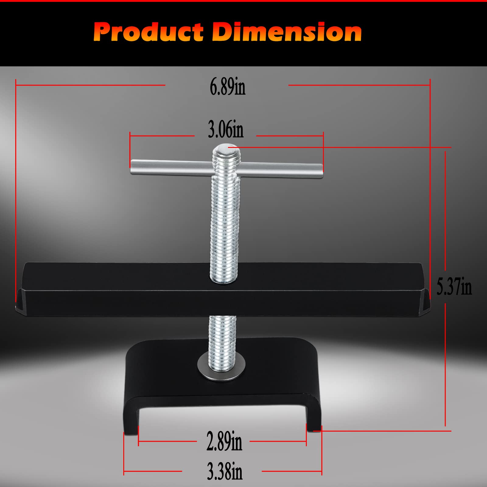 Bonbo T-0151 Rear Clutch Spring Compressor Transmission Tool - 4L60E Low & Reverse Spring Compressor, Compatible With Gm 250 250C 350 350C 700R4 4L60 4L60-E 4L65E 4L70 4L70E 4T80-E