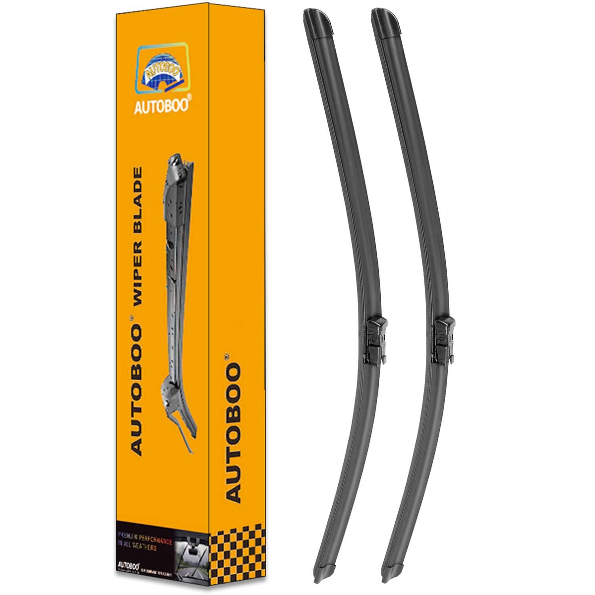 OEM Wiper Blades Replacement for Audi A4 Q5 Q3 RS5 S5 allroad 2009-2020 Original Equipment Replacement Windshield Wipers 24 inch