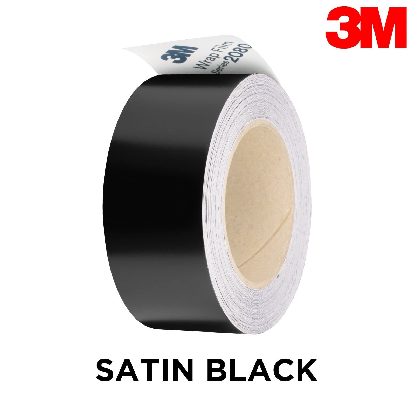 4 Inches X 25 Feet 3M 1080 2080 Satin Black Vinyl Wrap Kit For Black Out Chrome Delete Window Trim Door Trim Free Tool Kit