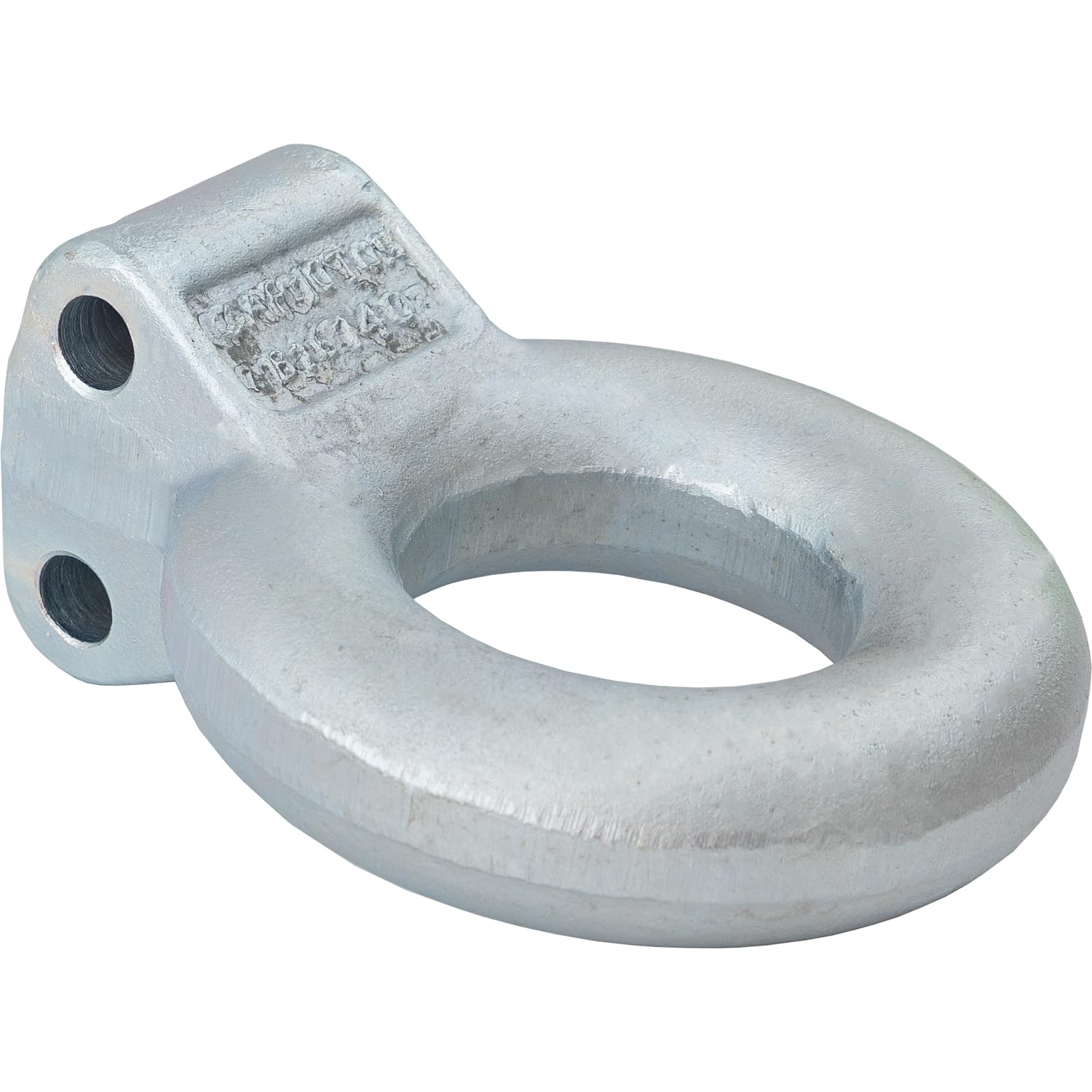 Buyers Products B16140Z Zinc Plated Forged Steel Tow Eye, 3 ID, 10 Ton Towing Eye, Pintle Hook Hitch Lunette Ring for Adjustable