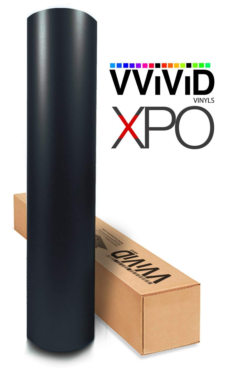 Vvivid Matte Black Vinyl Wrap Adhesive Film Air Release Decal Sheet (4Ft X 5Ft)