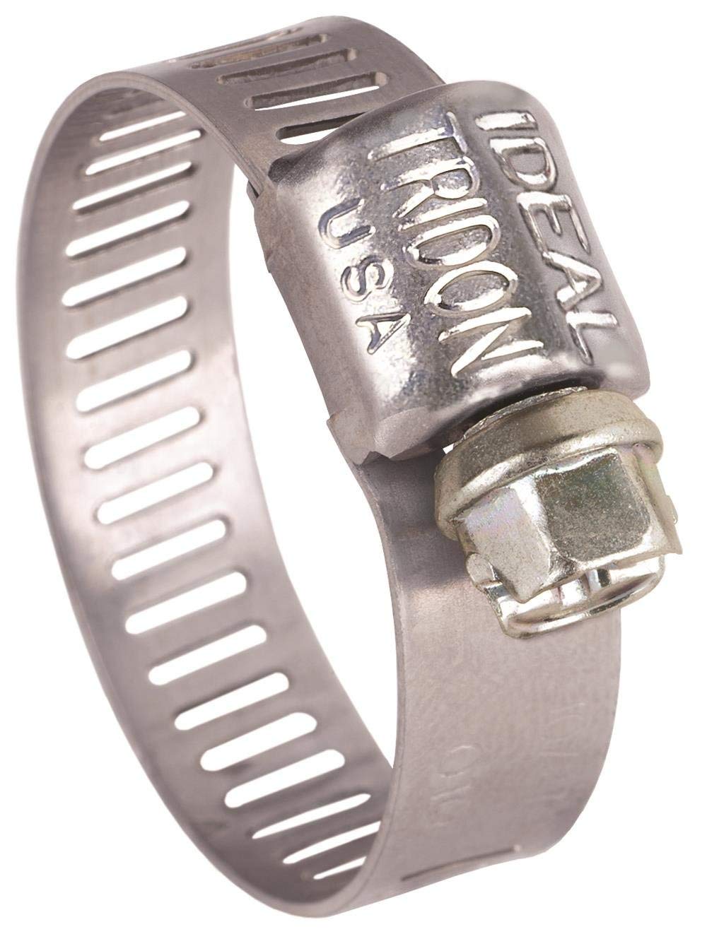 Ideal-Tridon 62M0851 '62M Series' Micro-Gear 5/16'' Band 201/301 Stainless Steel Clamp