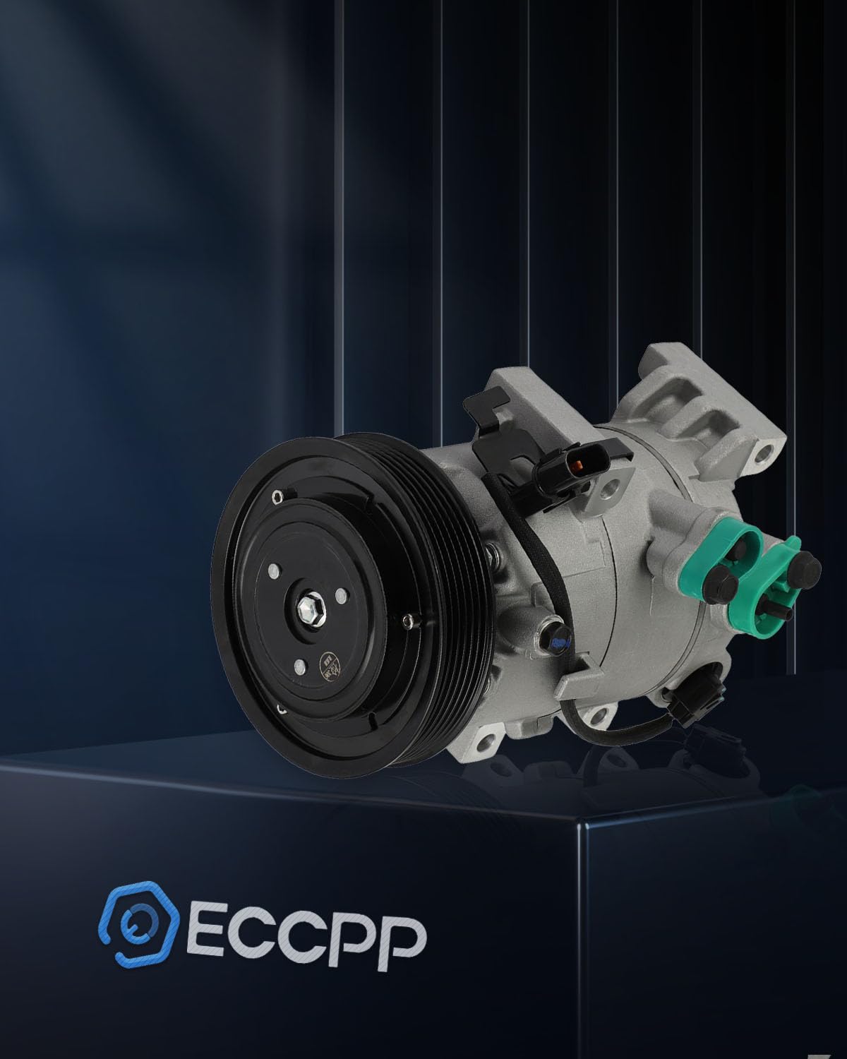 Eccpp A/C Compressor With Clutch 2017 Fit For Hyundai Elantra 1.6L 2014-2019 Fit For Kia Soul 1.6L Ac Compressor