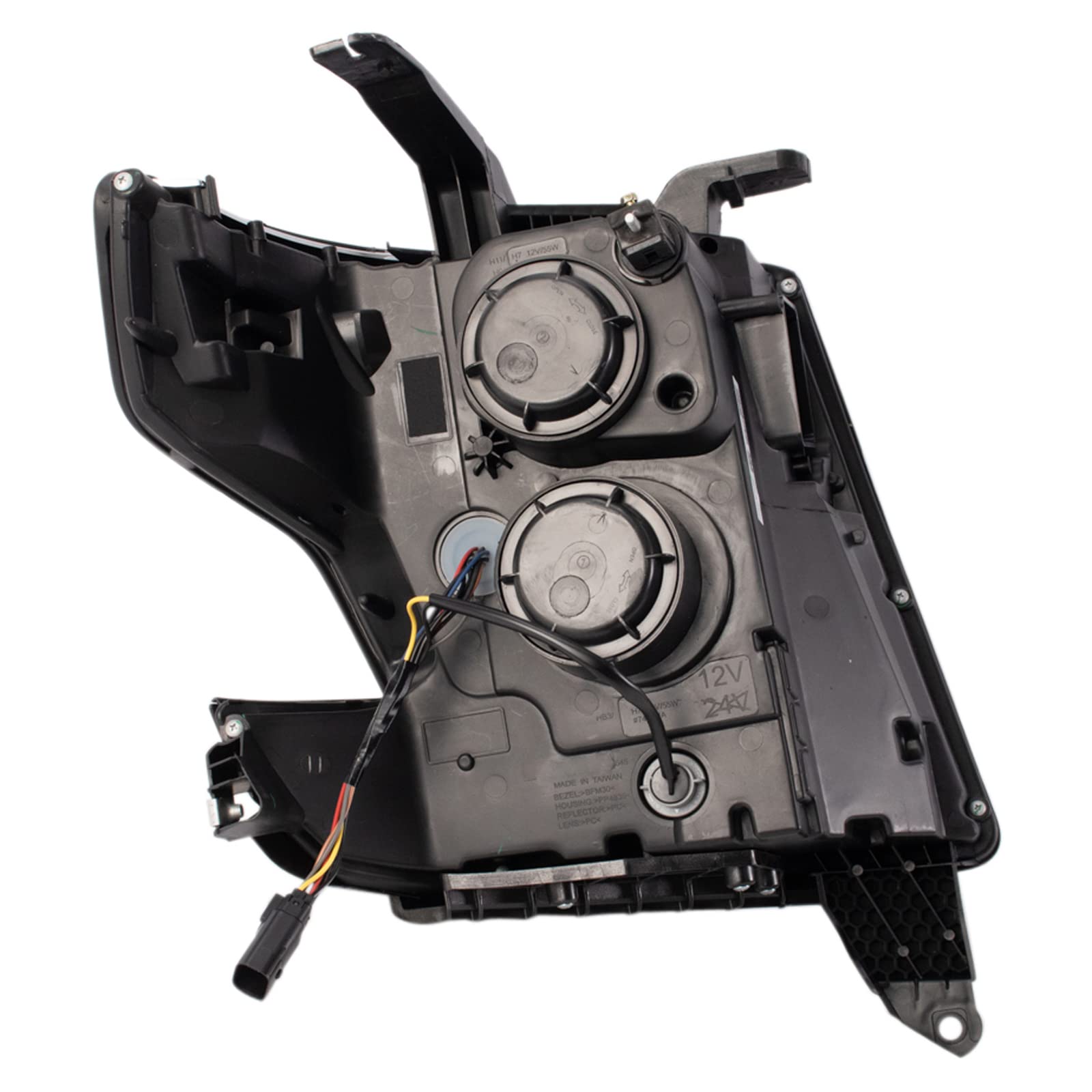 Trq Headlight Assembly Set Headlights Driver & Passenger Side Compatible With 2015-2020 Chevrolet Suburban Tahoe Gm2502405 Gm250