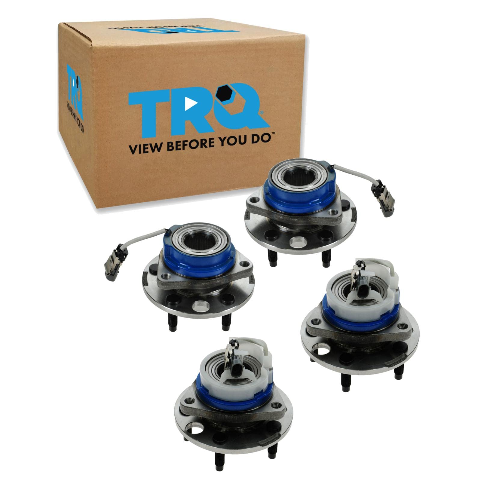 Trq Wheel Hub Bearings Assembly Set Compatible With 2002 Buick Rendezvous 2005 Terraza Chevrolet Uplander Venture 2002-2004 Olds