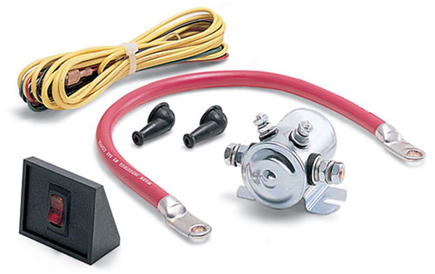 Warn 62132 Power Interrupt Kit With Battery Lead, Hardware, Solenoid, Switch And Wiring