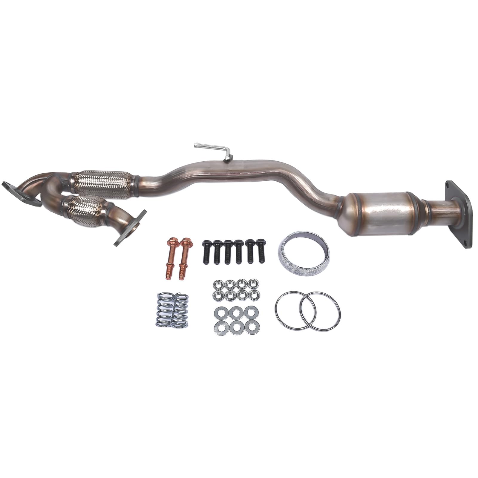 Woosphy Rear Catalytic Converter with Flex Pipe Replacement for Nissan Murano 2009-2014 Altima 2007-2013 Infiniti QX60 3.5L 2014