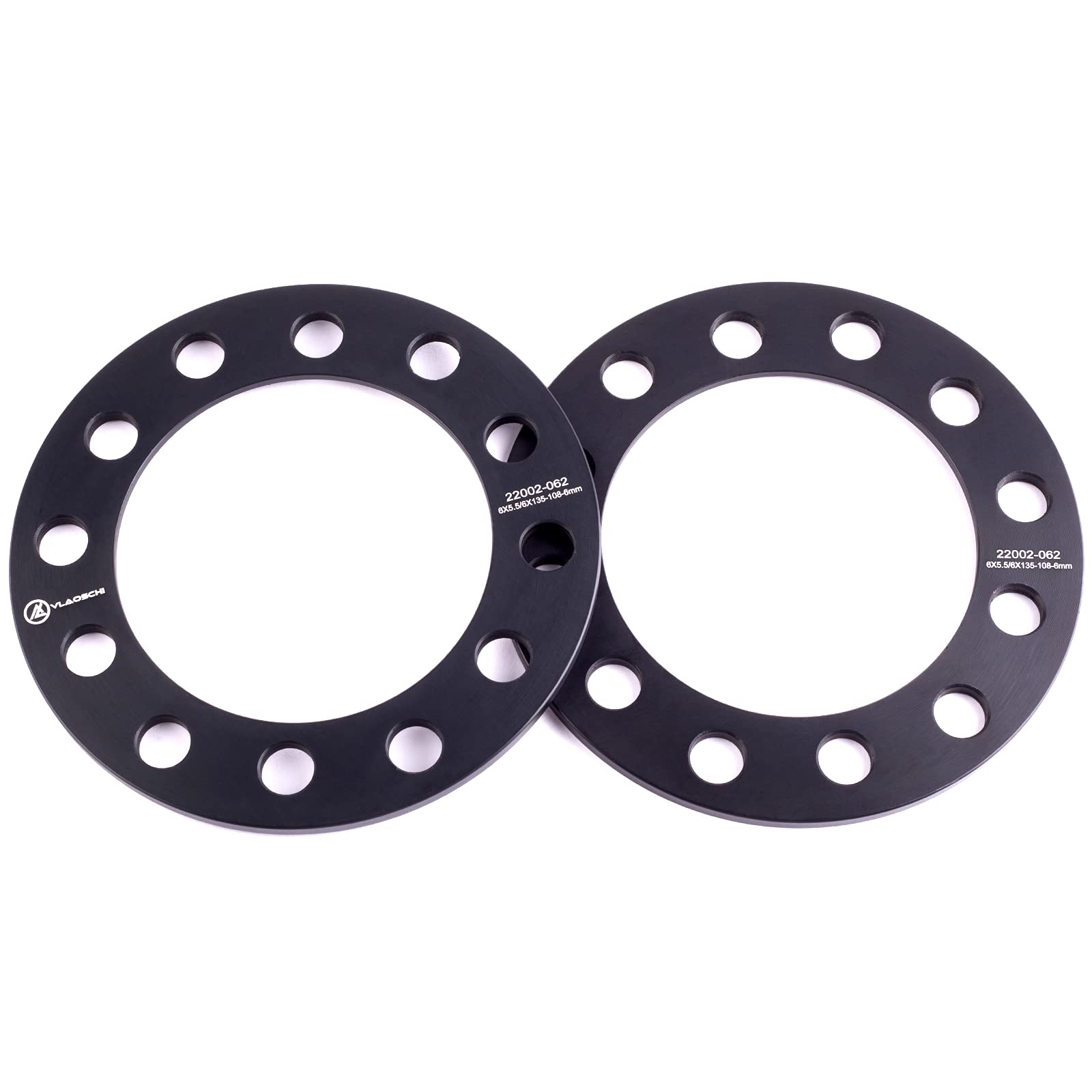 VLAOSCHI Forged 6x5.5 6x135 6x139.7 Universal Wheel Spacers 1/4 Inch (6mm) Compatible with Chevy Ford-Toyota 6 Lug for Silverado