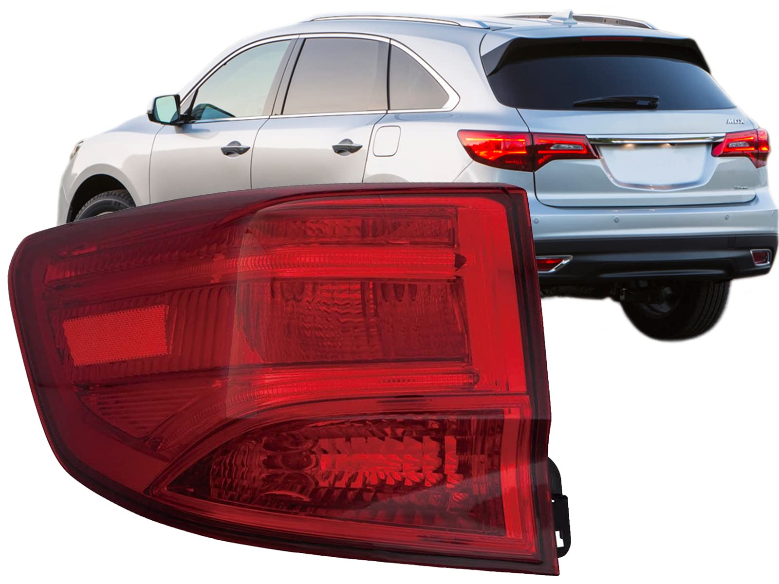 Auto Parts Avenue Apa Replacement For Outer Led Tail Light Rear Lamp Assembly 2014 2015 2016 2017 2018 2019 2020 Mdx Driver Left