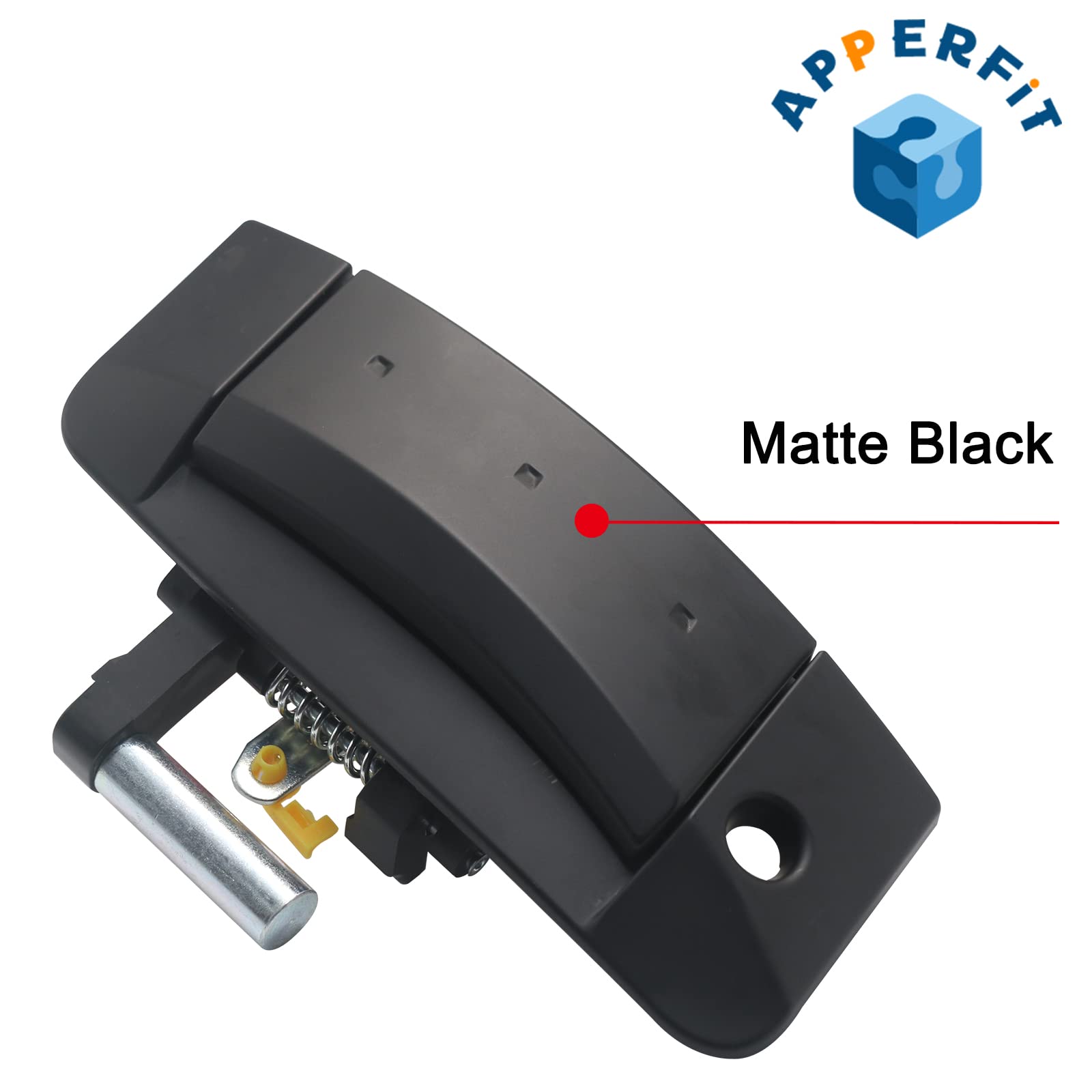 Apperfit Pair Exterior Door Handle (Matte Black) For 350Z 2003 2004 2005 2006 2007 2008 2009