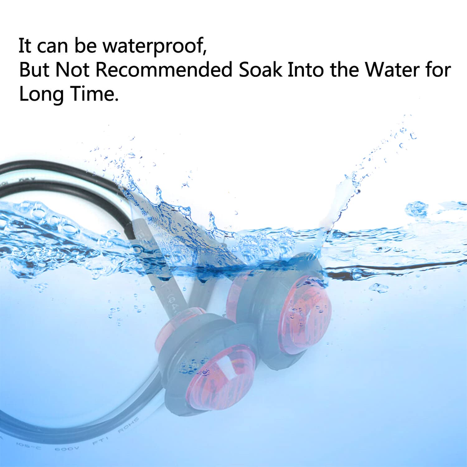 Fxc 'Purishion 10X 3/4In' Round Led Clearence Light Front Rear Side Marker Indicators Light For Truck Car Bus Trailer Van Carava