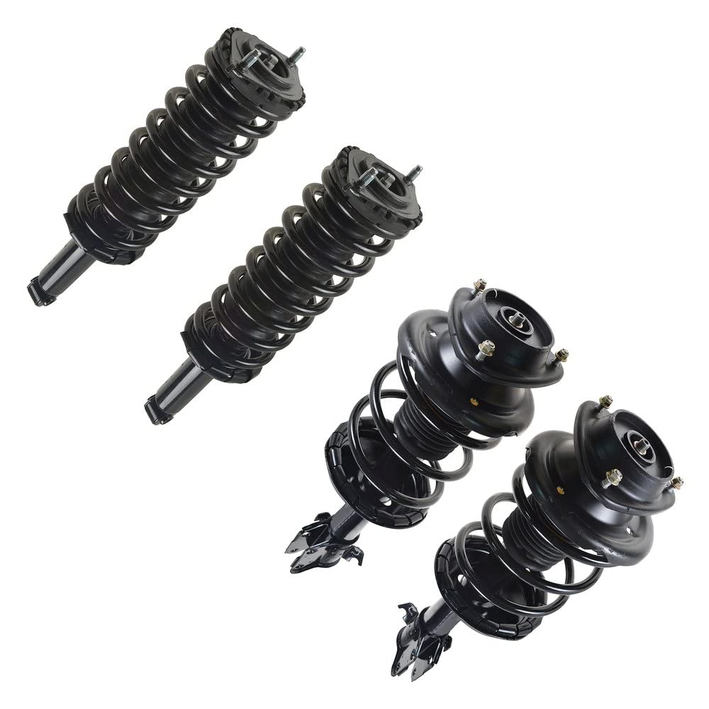 Trq Front And Rear Strut & Coil Spring Assembly Set Driver & Passenger Sides Compatible With 00-04 Subaru Outback
