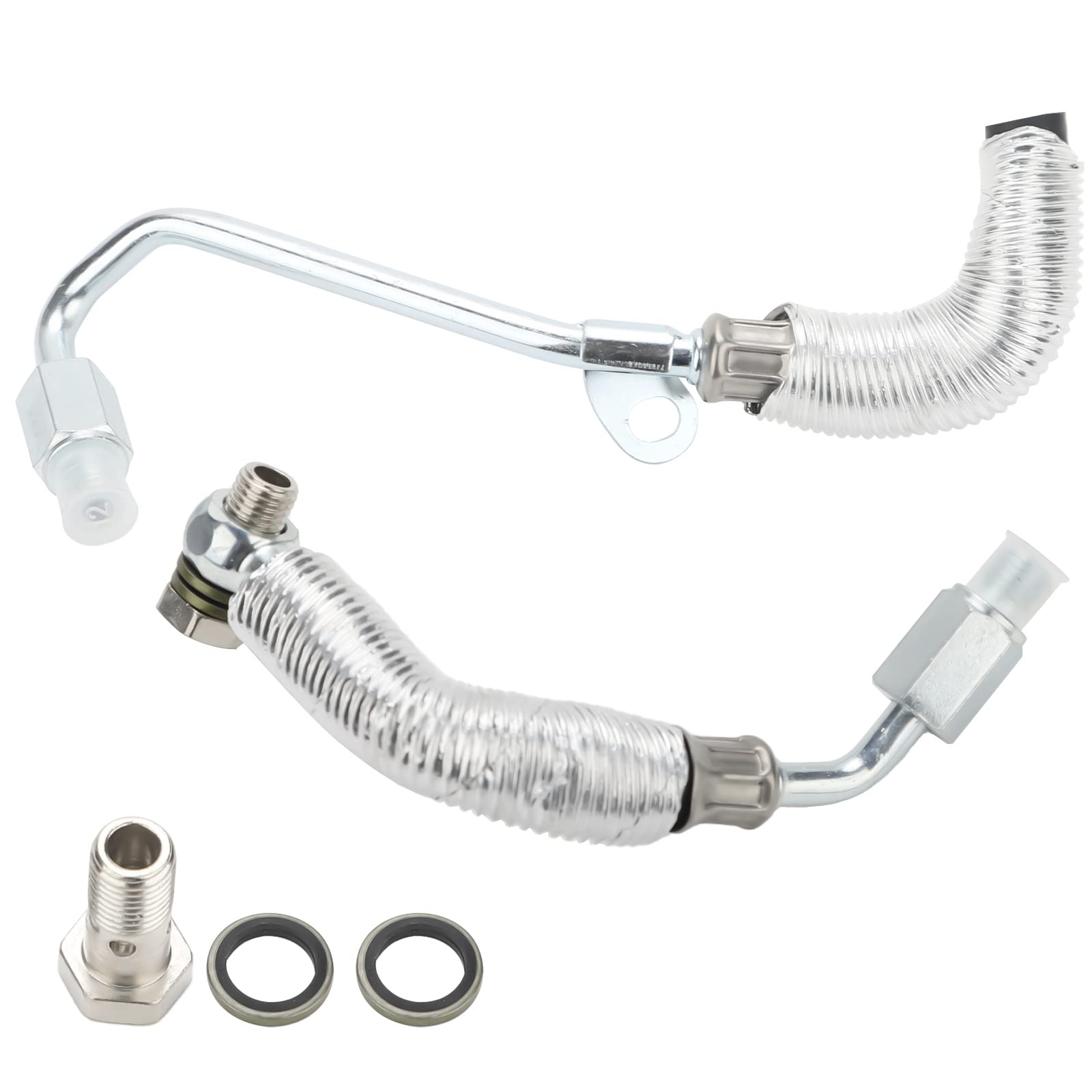 ZONFANT Turbocharger Cooling Feed Line Pipe And Coolant Return Hose Line Compatible With Chevy Buick Vehicle 2012-2019 Cruze Lim