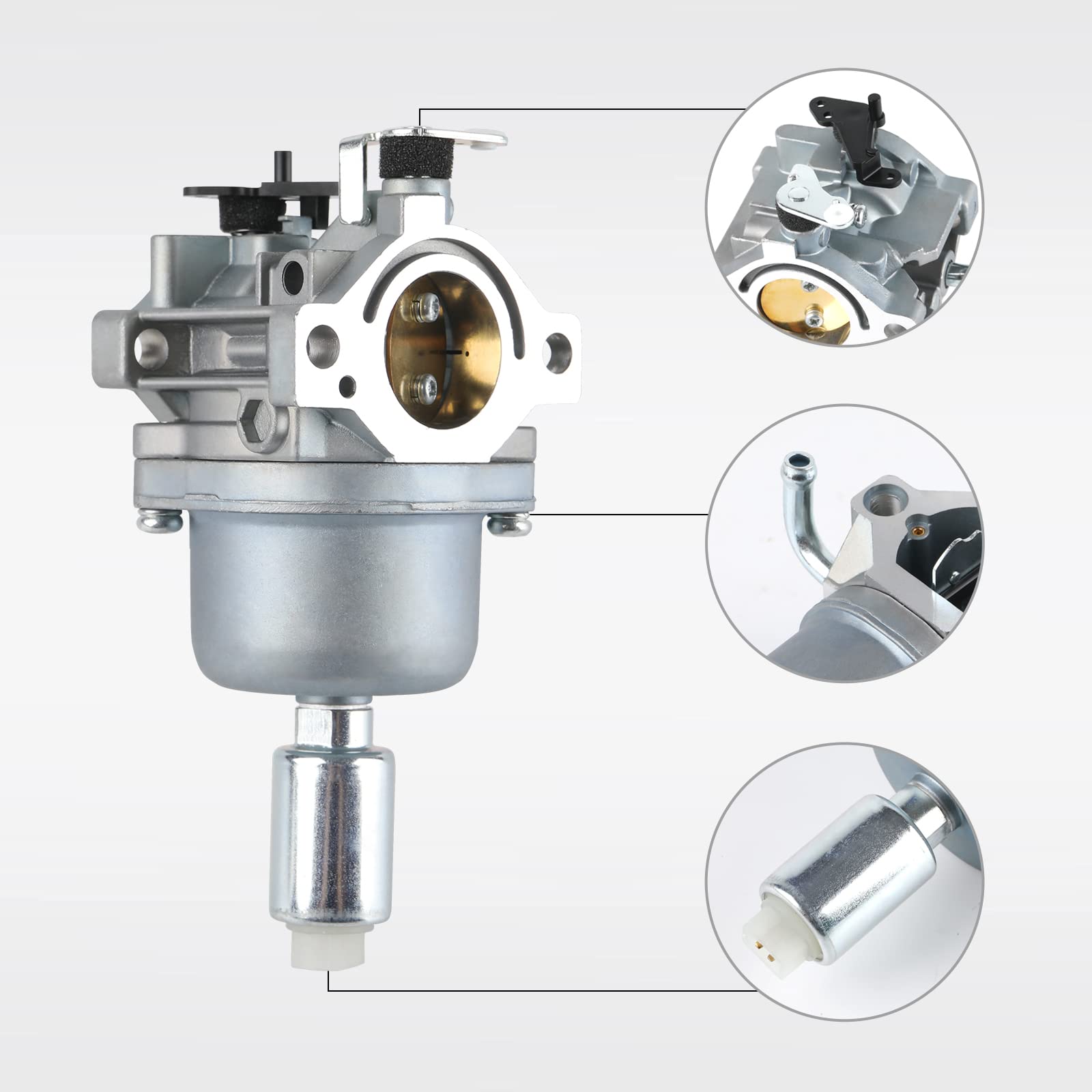 Carburetor For B&S 594601 796587 591736 19 19.5 20 20.5 21 Hp Engine Craftsman Riding Lawn Mower Tractor Intek Single Cylinder O