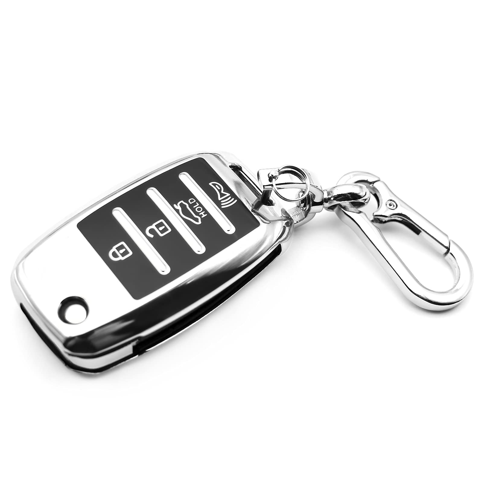 Fit For Flip 4 Buttons Kia Forte Optima Rio Rondo Sedona Sorento Soul Spectra Sportage Tpu Key Fob Remote Cover Case Shell Holde