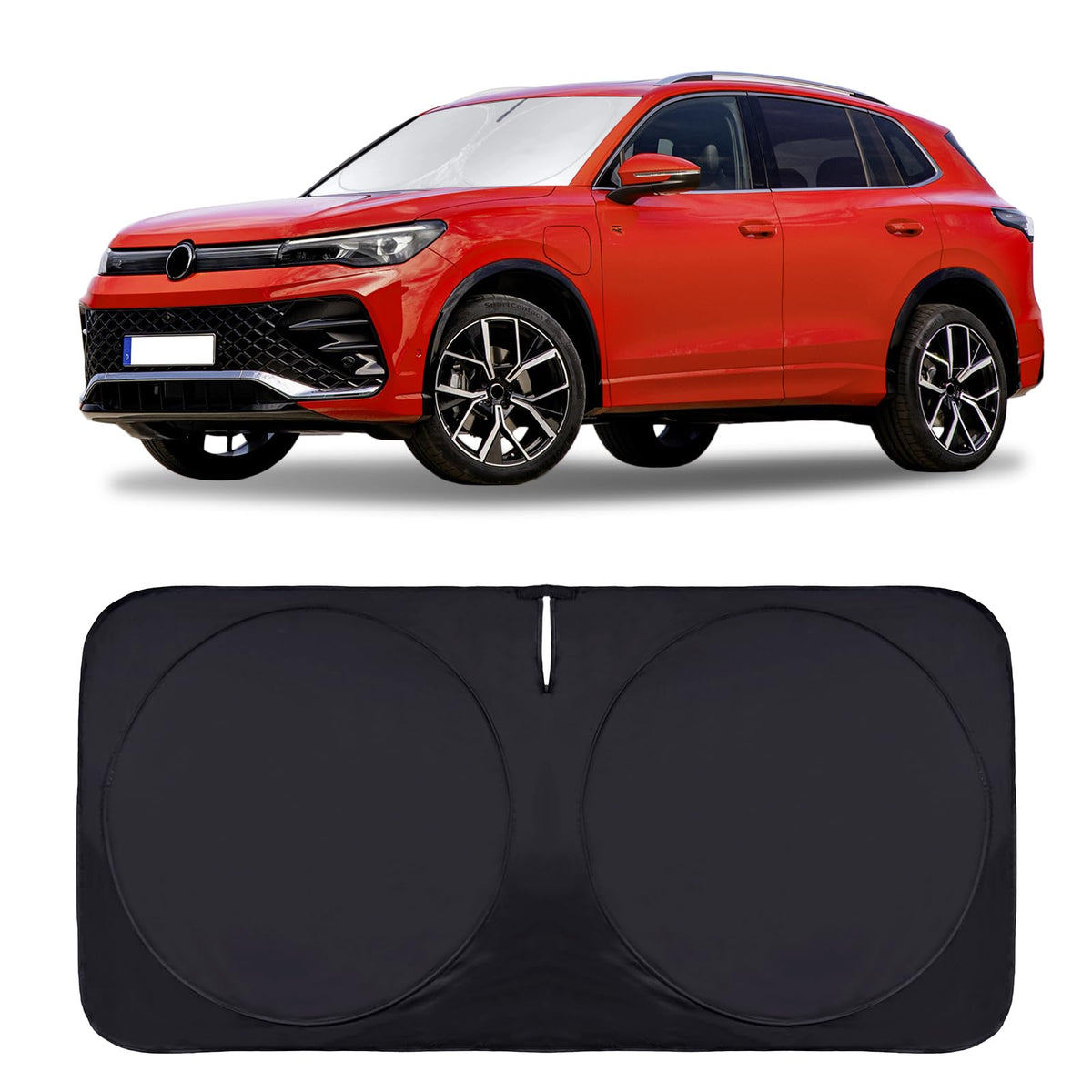Insauto Sunshade For Volkswagen Vw Tiguan 2018-2023 2024 2025 Sun Shade Windshield Cover, Foldable Front Window Shield Fit Tigua