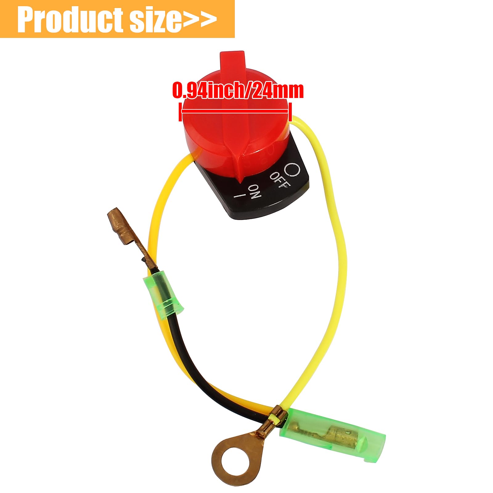 QAZAKY On/Off Engine Stop Kill Switch Control Compatible with GX110 GX120 GX160 GX200 GX240 GX270 GX340 GX390 ED1000 EZ1400 EG14