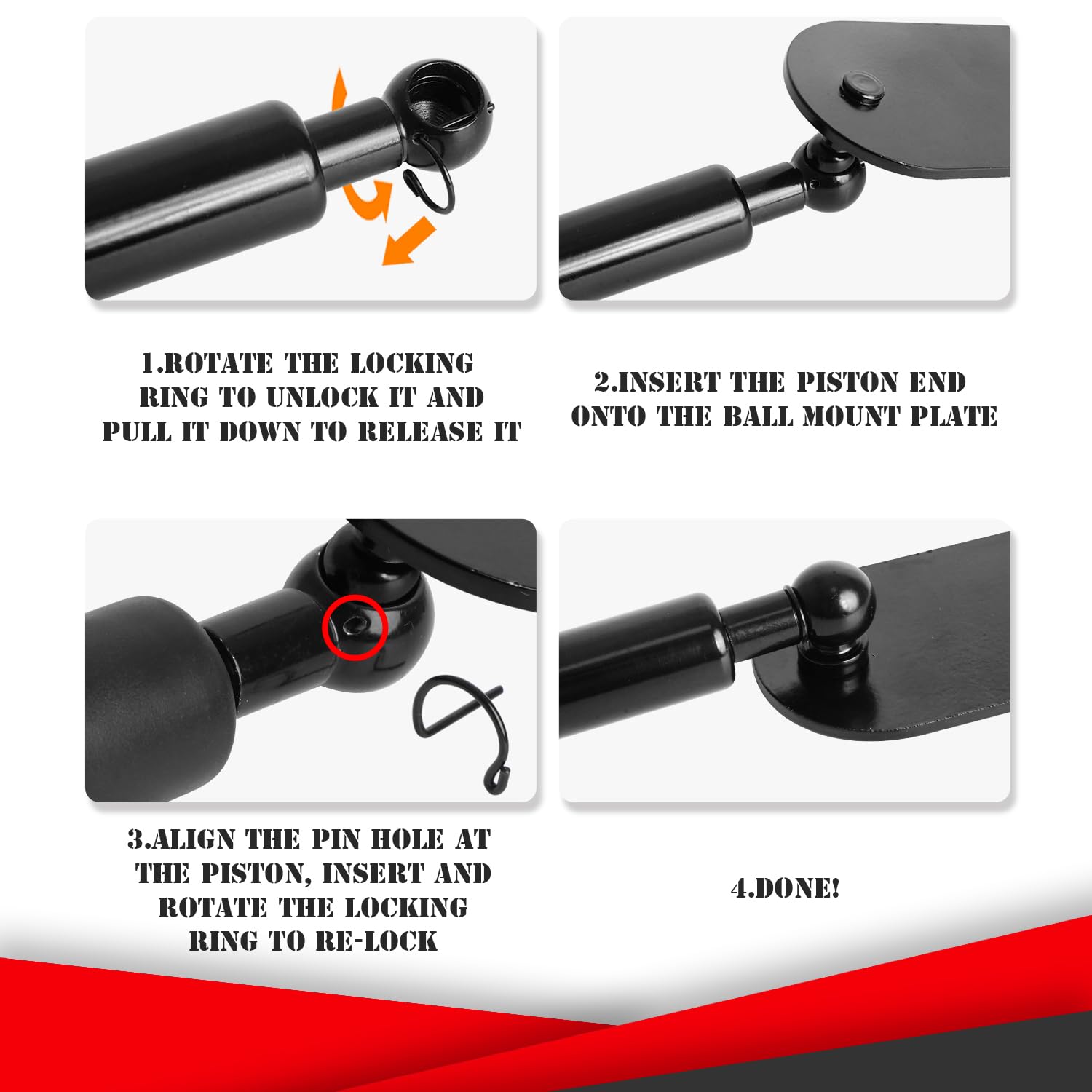 Truck Tailgate Assist Accessories Compatible with 2007-2018 Chevy Silverado and GMC Sierra 1500 2500 3500 and 2019 HD Tailgate D