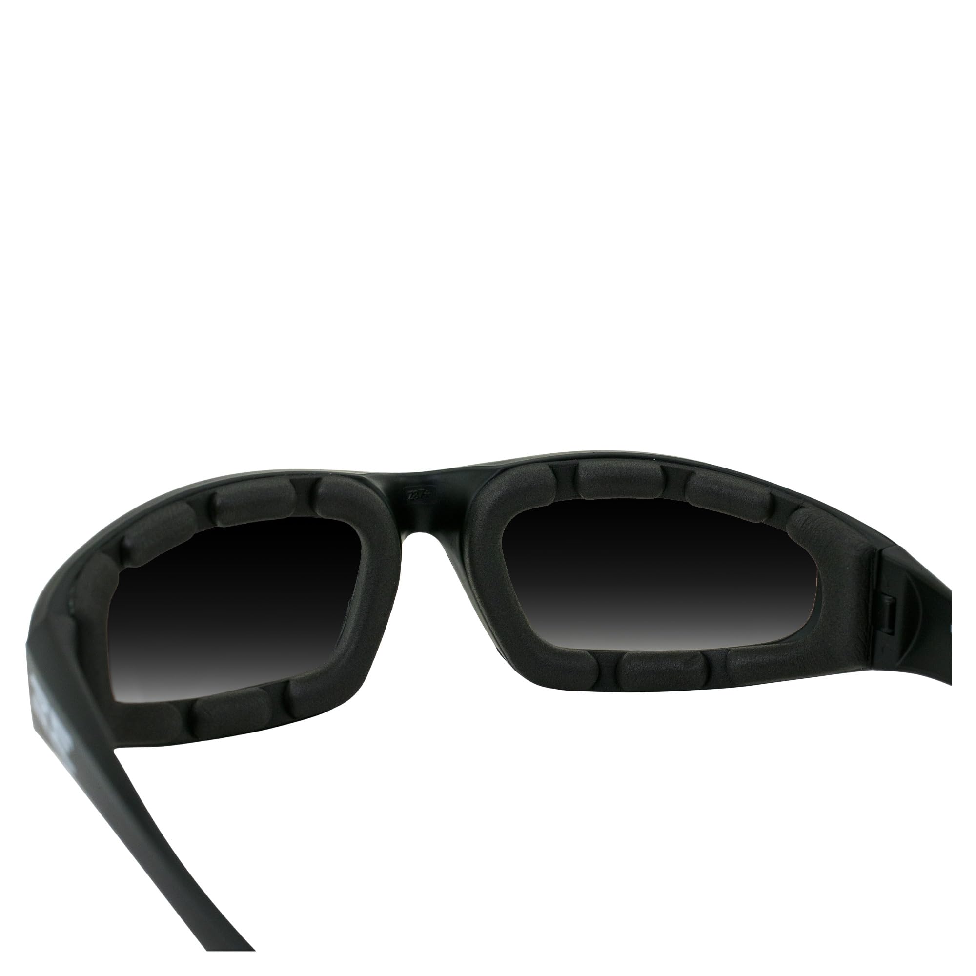 Epoch Eyewear Photochromic Motorcycle Sunglasses Glasses Foam Padded Black Frame Clear To Smoke Lens