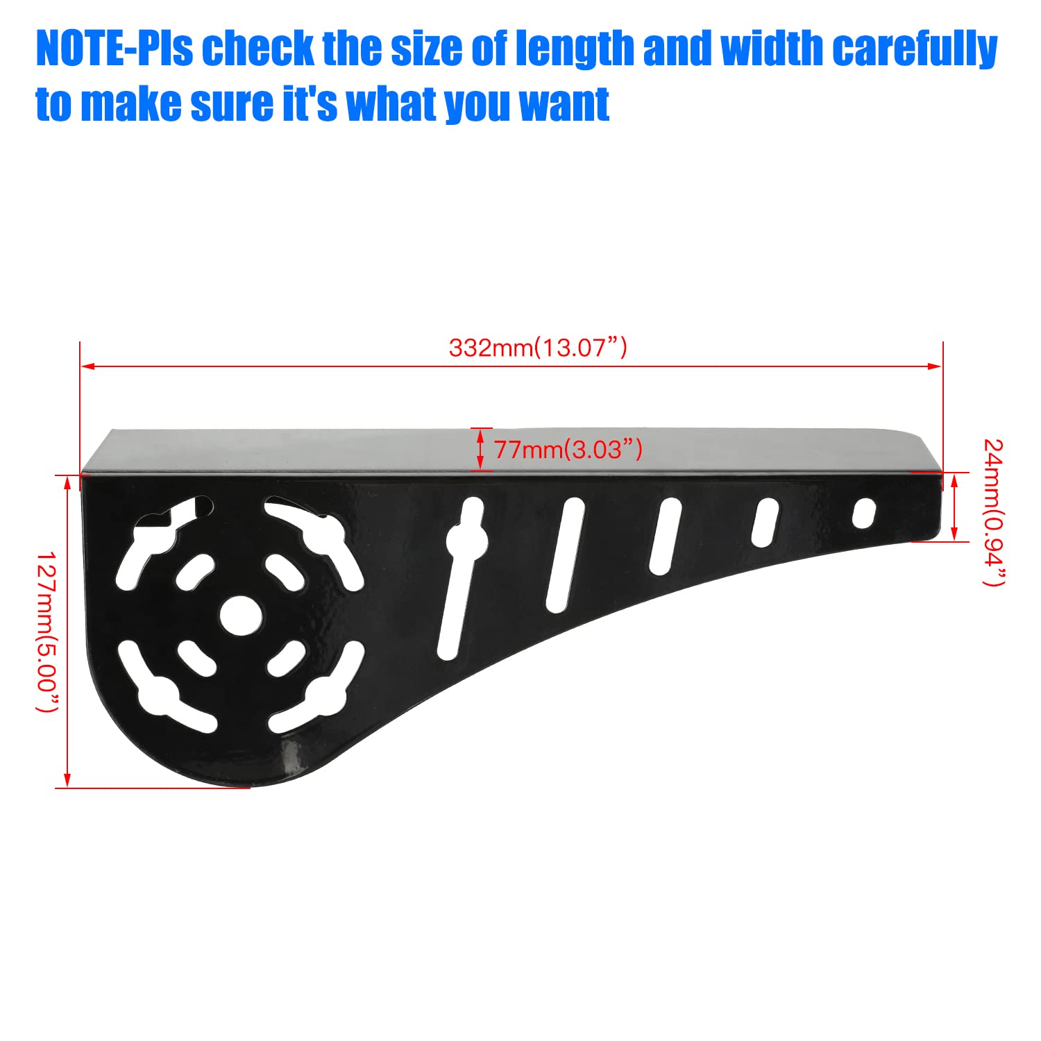 YOXUFA Chain Clutch Guard Cover for Most Mini Bike with Predator 212cc 196cc 200cc GX160 GX200 Tilotson 212R Tecumseh Engines Bl