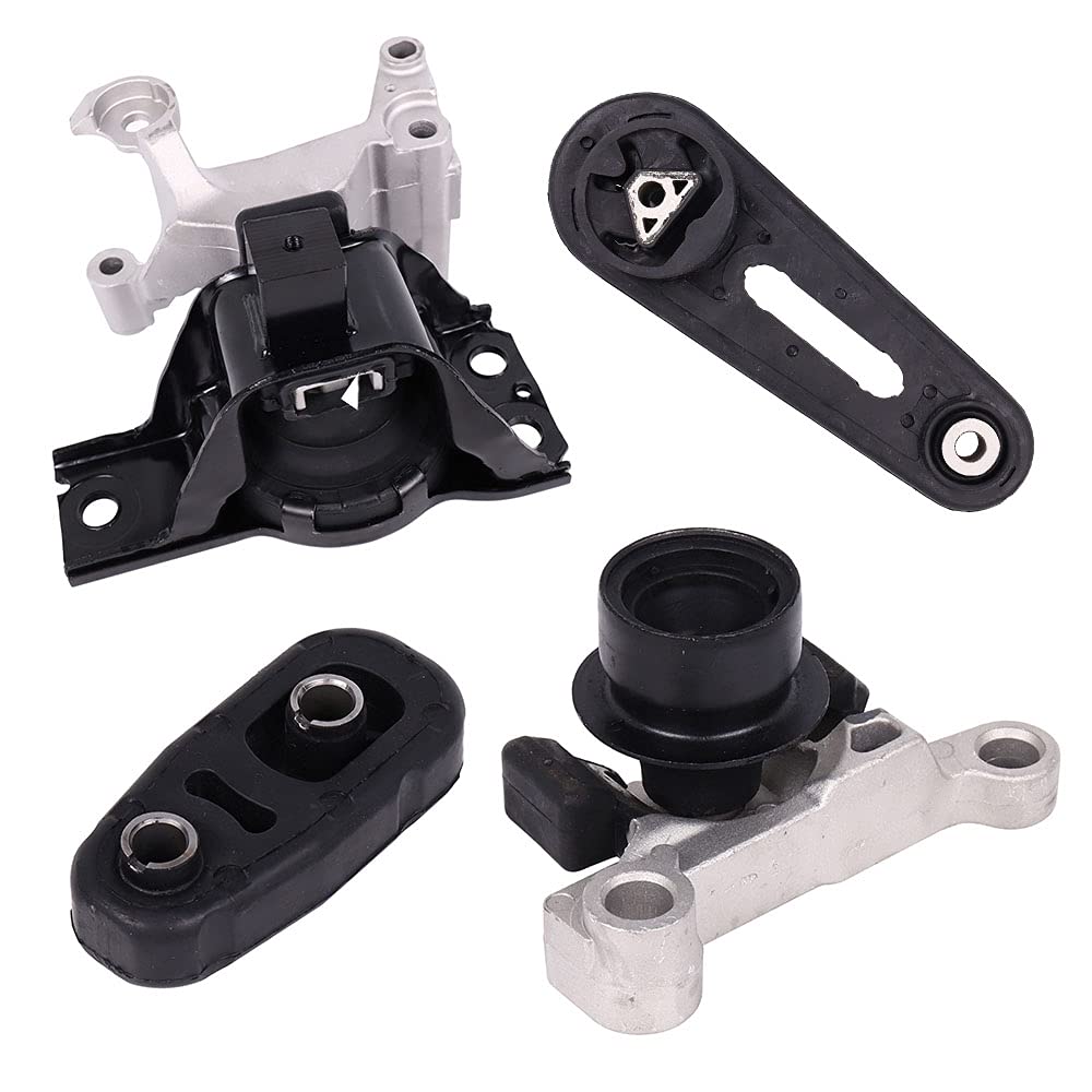 Engine Motor Mount Compatible With Fits 2007-2012 Nissan Sentra 2.0L W/Auto Cvt Motor & Trans Mount Set 4Pcs : A4348, A4345, A43