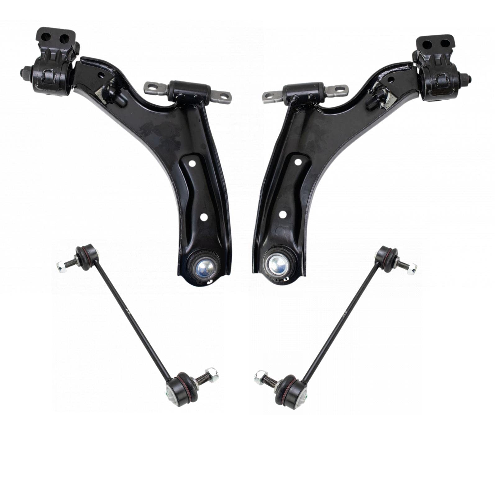 Trq Front Suspension Kit Control Arm With Ball Joint Sway Bar Stabilizer Link Compatible With 2013-2015 Chevrolet Spark 2014-201