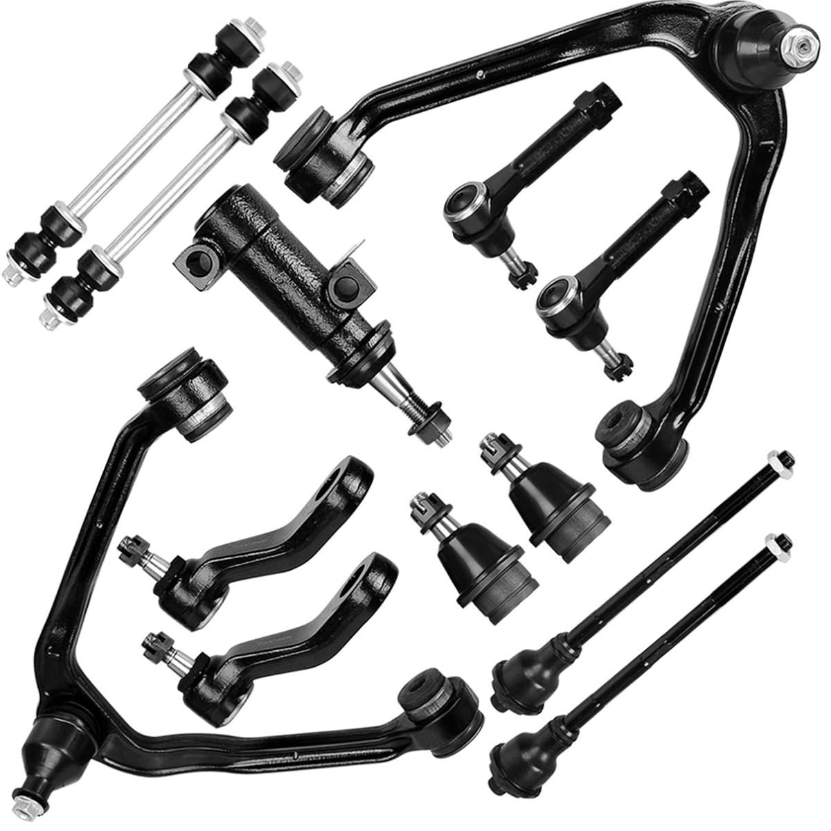 Autosaver88 Front Upper Control Arm Kit Compatible With 1999-2007 Chevrolet, 2002-2006 Cadillac Escalade, 1999-2007 Gmc -(4Wd, 6