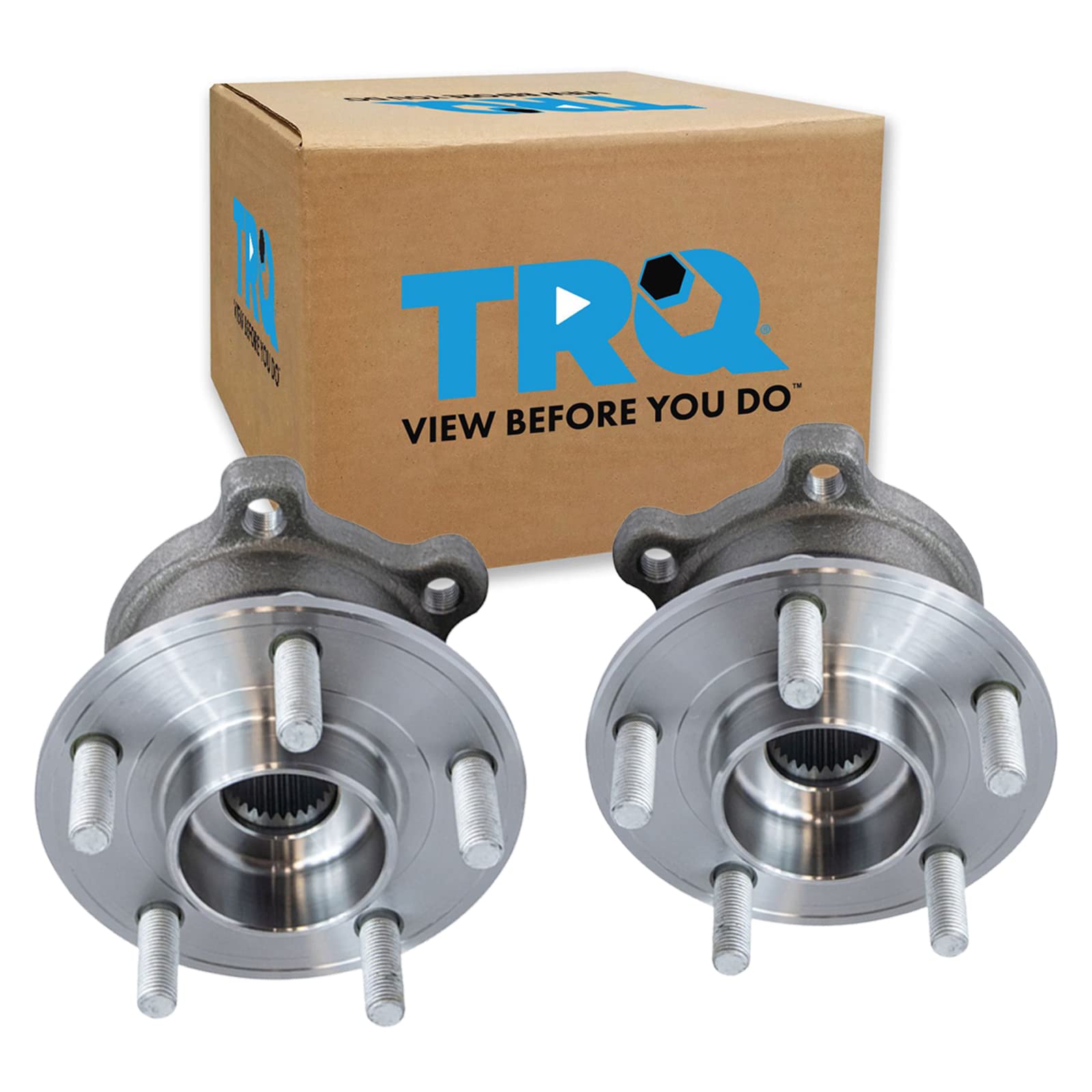 Trq Rear Wheel Hub Bearings Assembly Set Compatible With 2013-2019 Ford Escape 2015-2019 Lincoln Mkc
