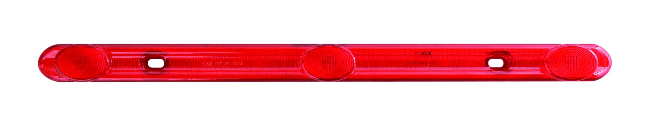 Optronics MCL98RBP Lens Sealed Led Identification Light Bar, Red