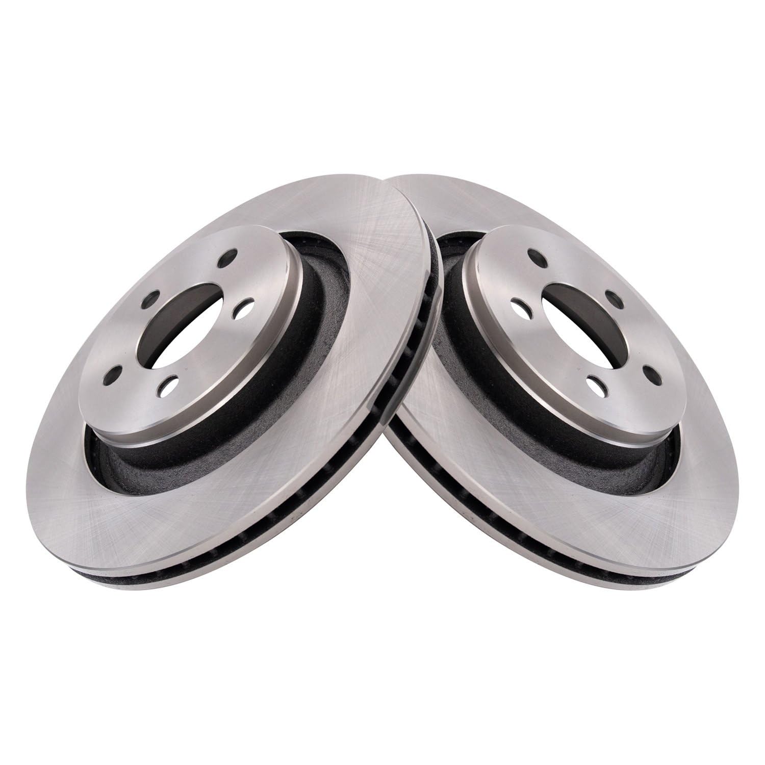 Trq Front Brake Rotors Set Compatible With 2008-2011 Dodge Nitro 2008-2012 Jeep Liberty