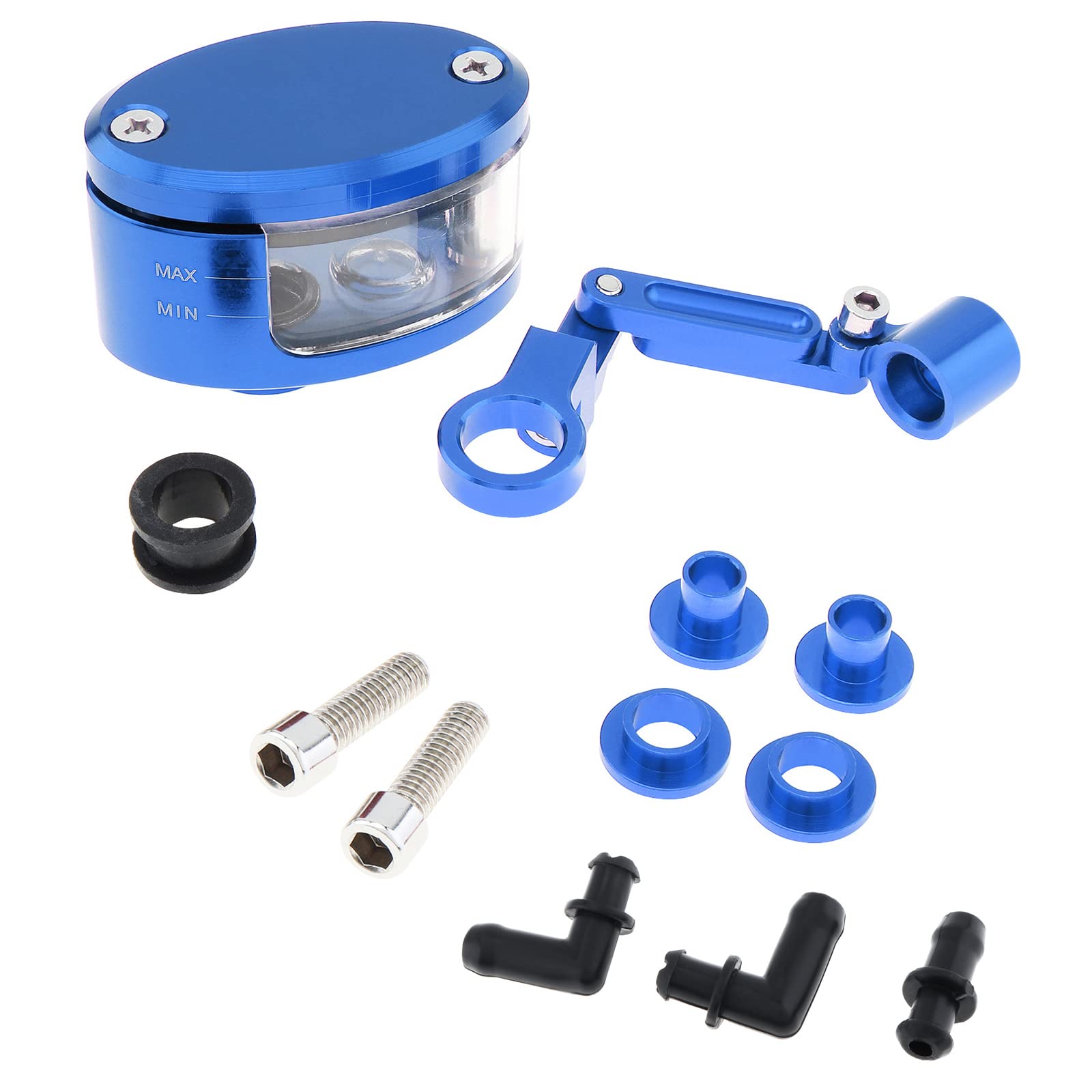 Windance Universal Motorcycle Brake Clutch Tank Cylinder Fluid Oil Reservoir Cup (Blue)