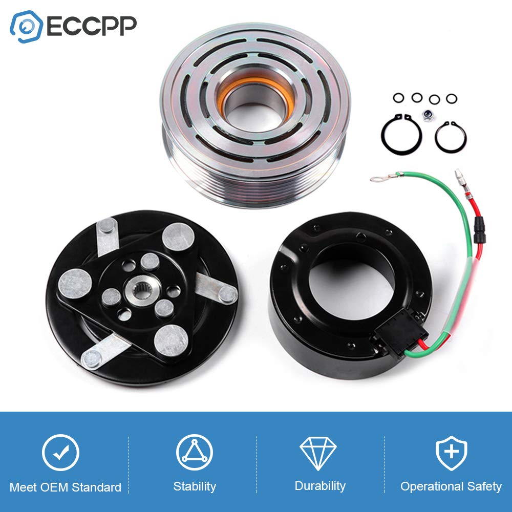 Eccpp A/C Compressor Clutch 2007-2014 Fit For Honda Cr-V For Honda Civic For Acura Ilx 2.4L Ac Clutch