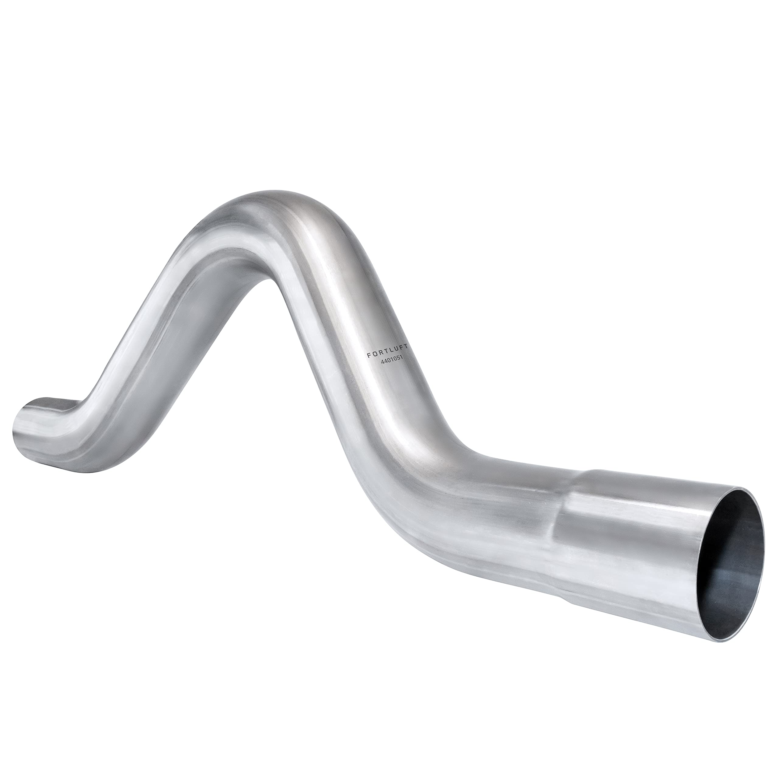 Fortluft Universal Mandrel Exhaust Bend Pipe & Elbow Stainless Steel (Bypass Rear Axle, 2.25''/57Mm)