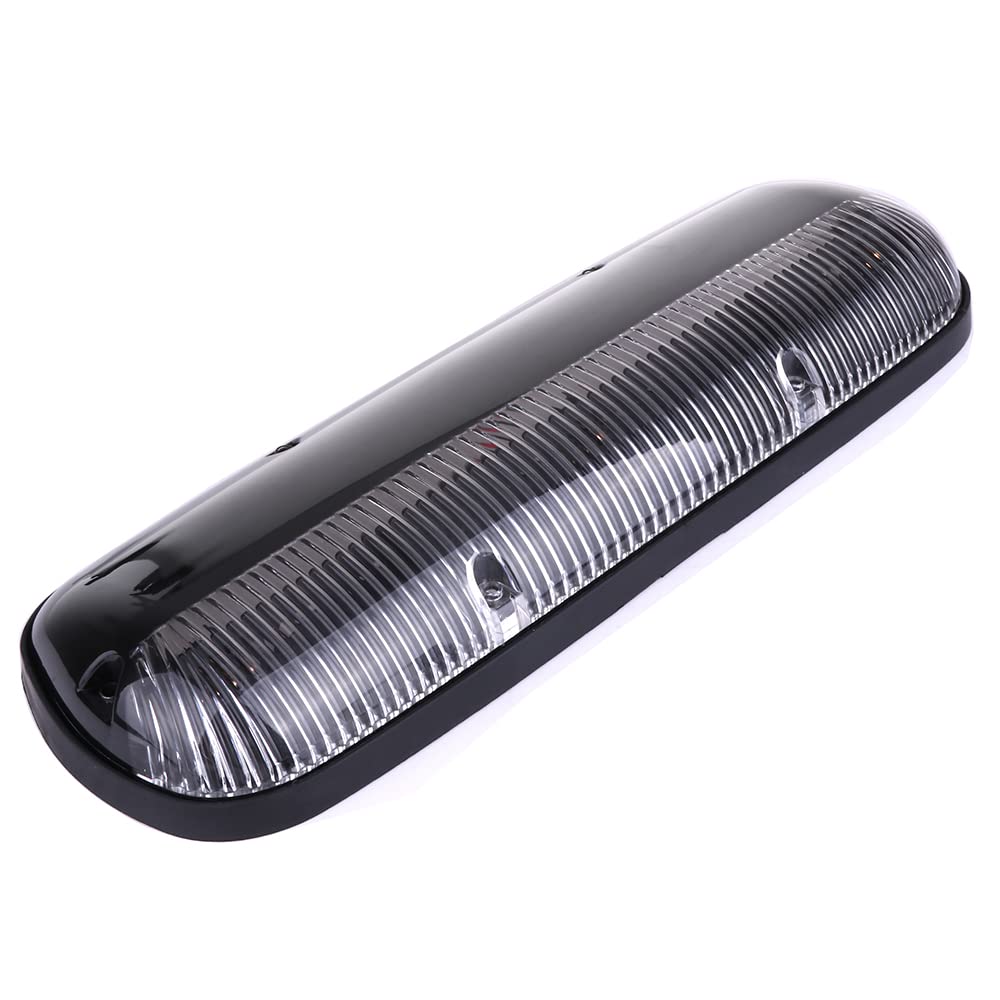 3Pcs Clear Lens Cab Light Cab Roof Running Top Marker Light Assembly T10-10-3528-Smd White With Wiring Pack Replacement Fit For