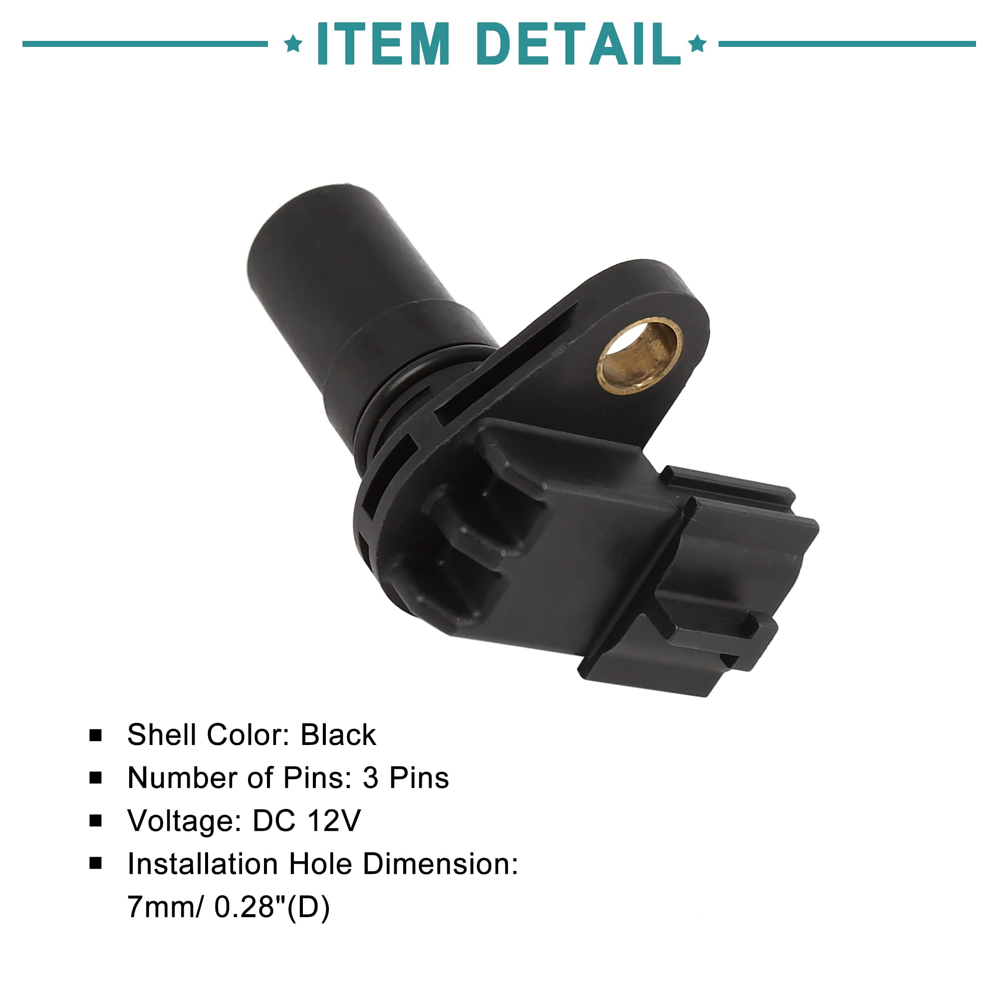 Acropix Car Engine Crankshaft Position Sensor Fit For Jeep Patriot 1Pc Black