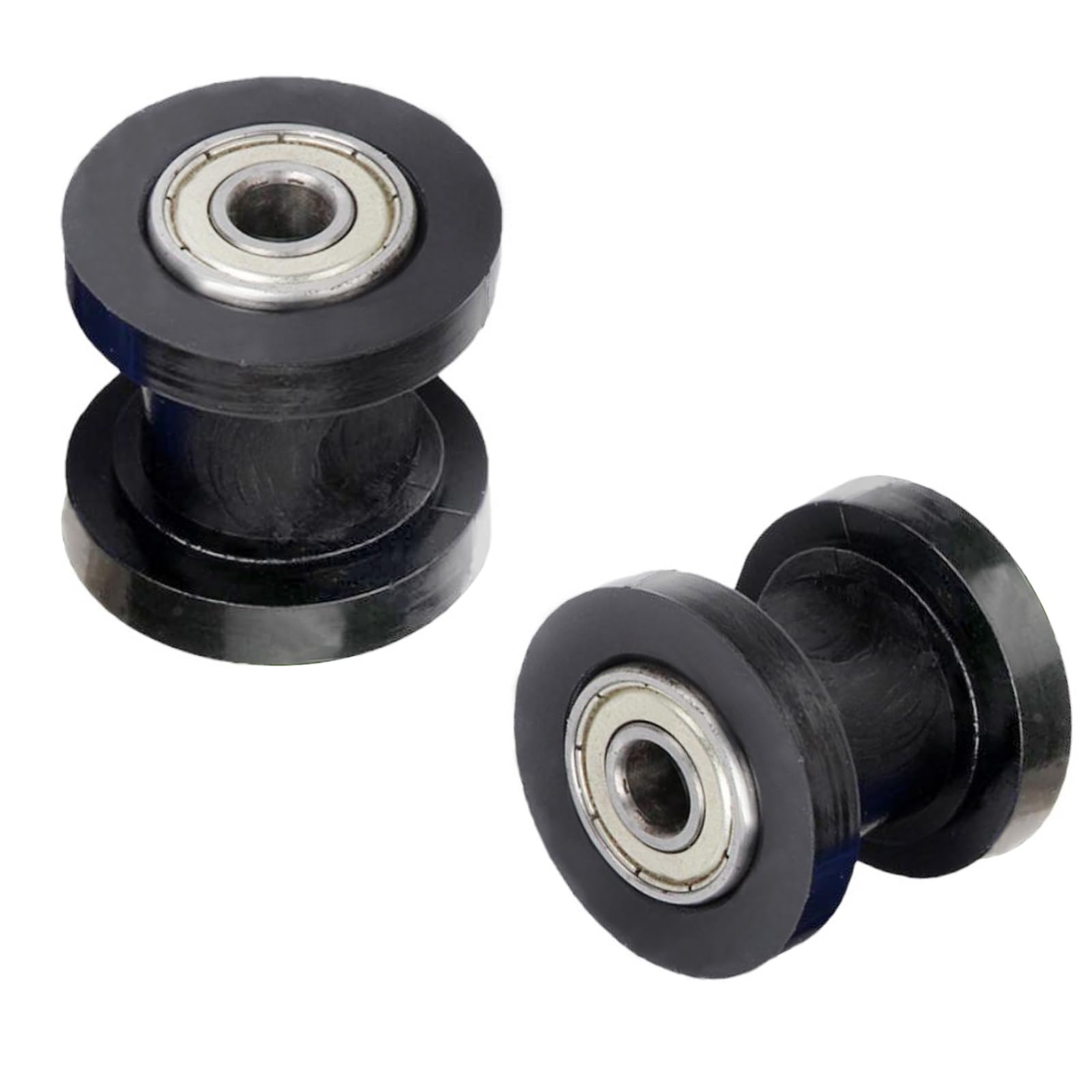 8Mm Chain Roller Pulley Tensioner Wheel Guide Per For Motorcycle Mini Bike Atv 125Cc 140Cc 160Cc Ssr Xr125 Crf50 Klx110 Pitster Pit Dirt Bike Parts (Pack Of 2 Black)