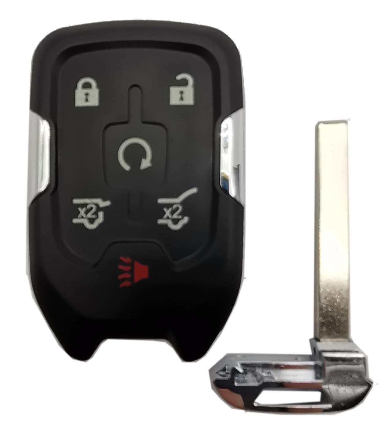 Smart Key Fob For 2015-2020 Chevy Suburban/Tahoe/Gmc Yukon + Yukon Xl 315Mhz Keyless Entry Remote Key Fob Hyq1Aa (With Chip, 6 B