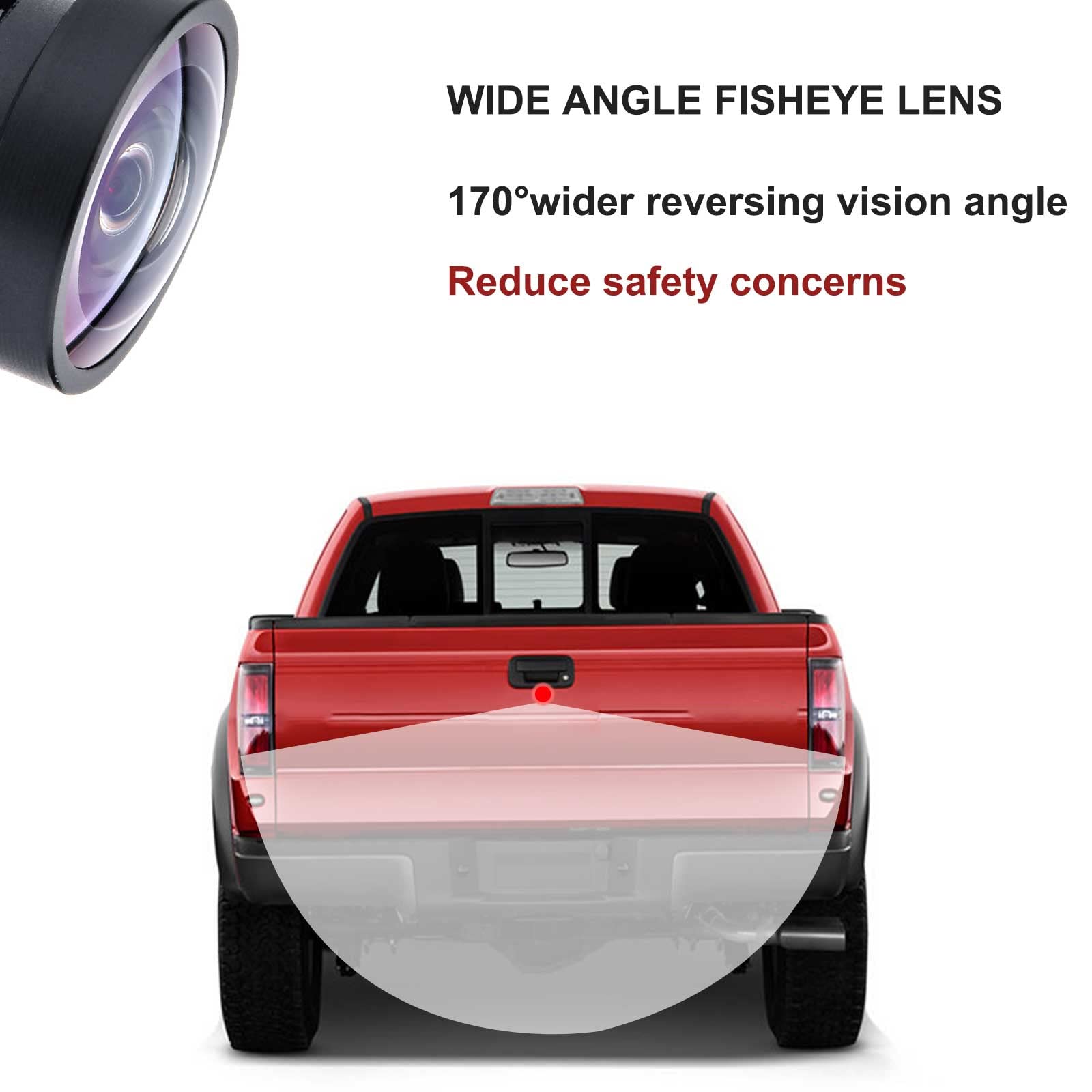 Backup Camera Compatible With Ford F150 2010 2011 2012 2013 2014 Mustang 2015-2020 Lincoln Mkc 2015-2019 Parking Assist Rear Vie