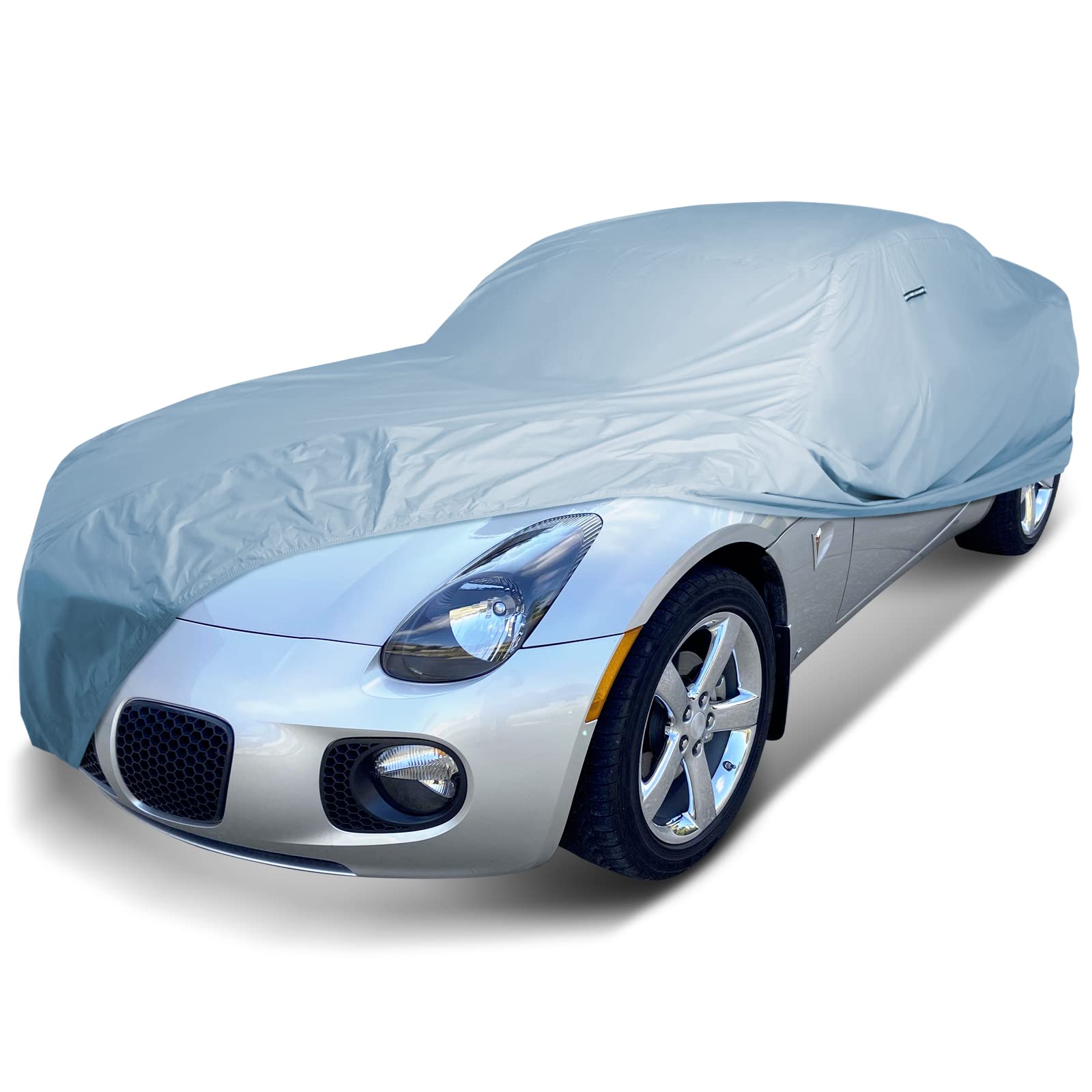 Icarcover Custom Car Cover For 2006-2009 Pontiac Solstice, Waterproof All-Weather Rain Snow Uv Sun Protector Full Exterior Weatherproof Indoor Outdoor Car Cover With Strap