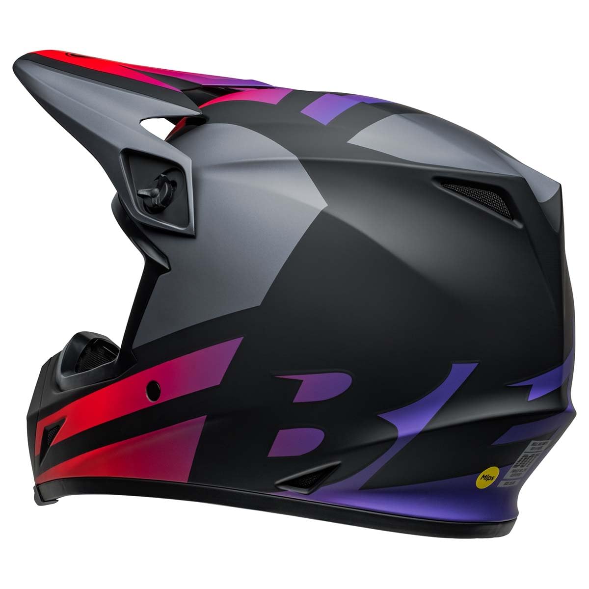 Bell Mx-9 Mips Dirt Helmet (Alter Ego Matte Black/Red - 2X-Large)
