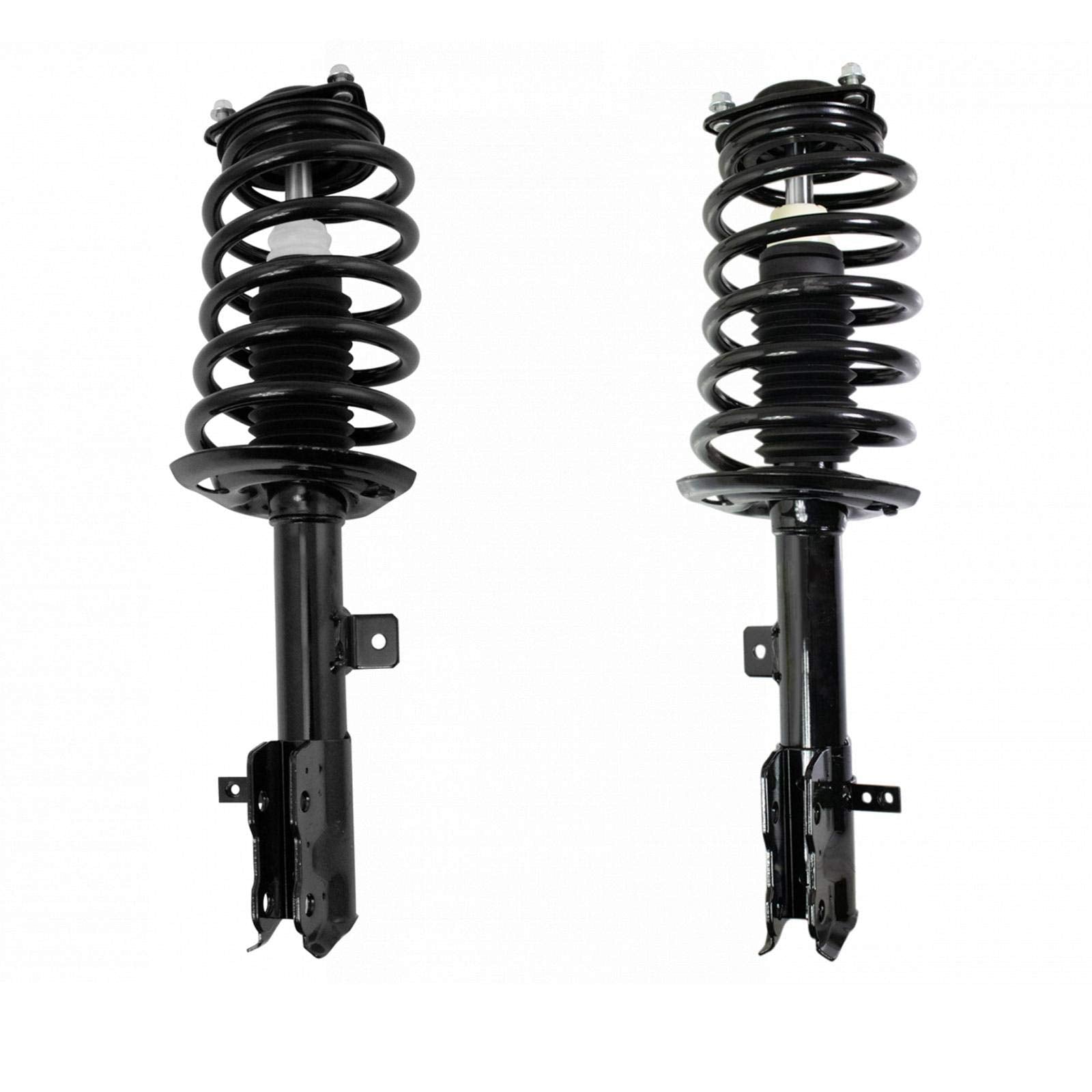 Trq Front Strut & Coil Spring Assembly Set Driver & Passenger Sides Compatible With 11-17 Jeep Patriot