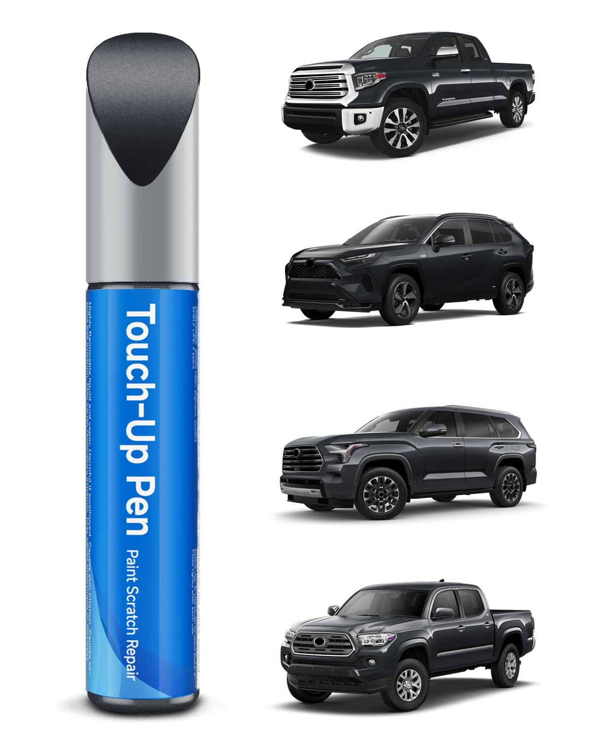 Touch Up Paint Compatible with Toyota Exact Match Touch Up Paint Car Scratch Repair (Slate Metallic(1F9))