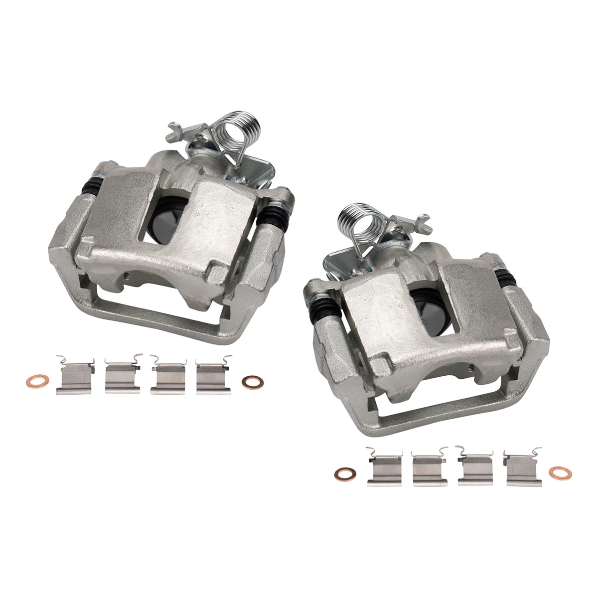 Trq Rear Brake Caliper Set Compatible With 2013-2018 Ford Explorer Flex Police Interceptor Sedan Police Interceptor Utility 2014