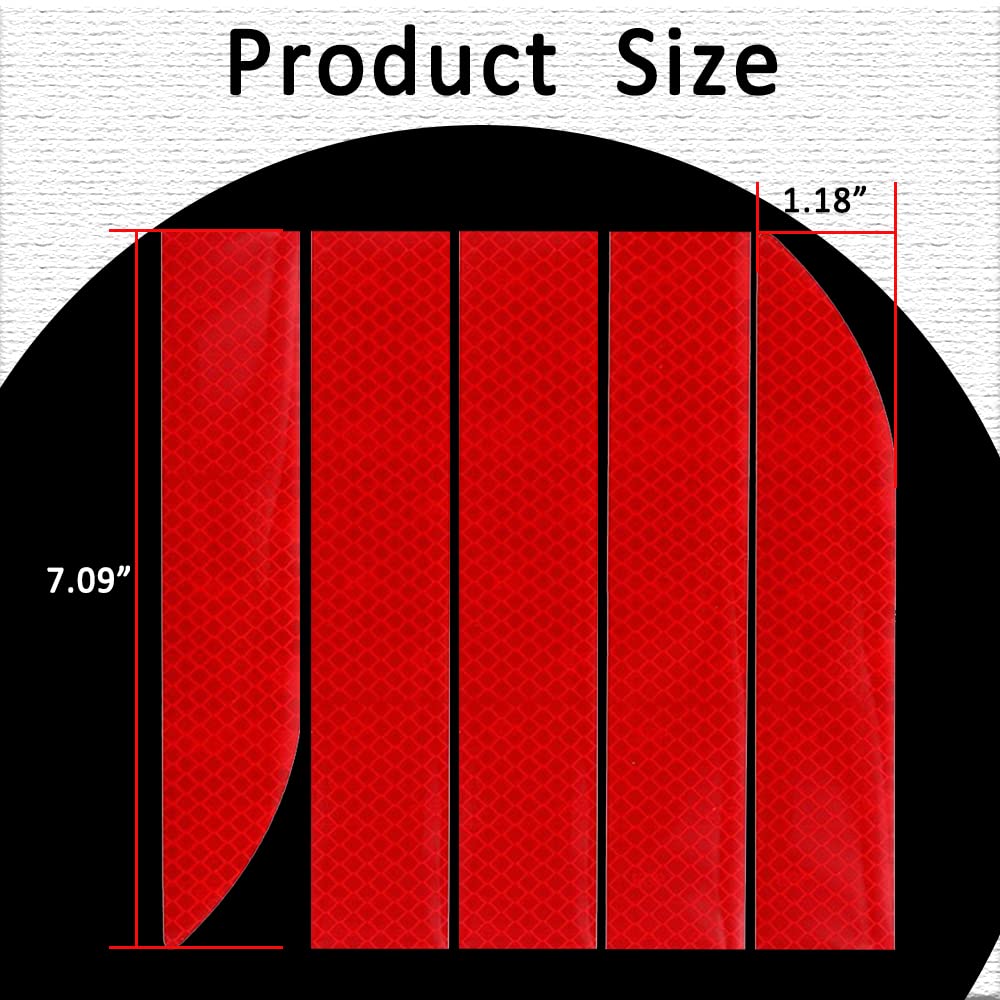 Strong Reflective Stripe Stickers, Waterproof Self Adhesive Stickers, Car Bumper Reflective Stickers, Waterproof Self Adhesive S