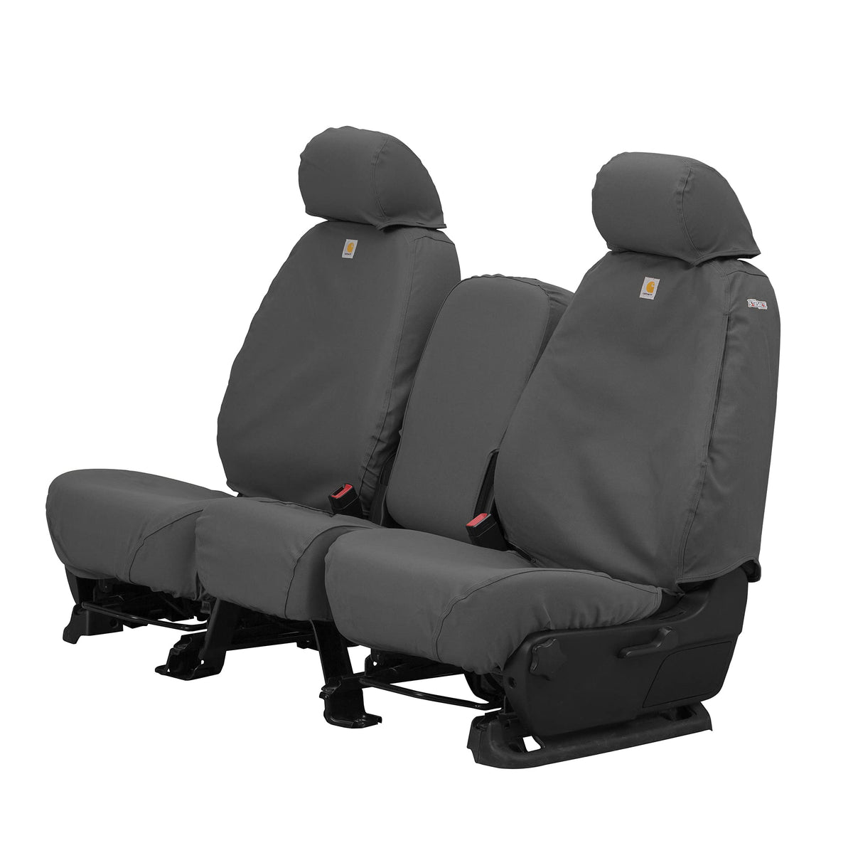 Covercraft Carhartt Seatsaver Custom Seat Covers | Ssc3351Cagy | 1St Row 40/20/40 Bench Seat | Fits Select Chevrolet/Gmc Models,