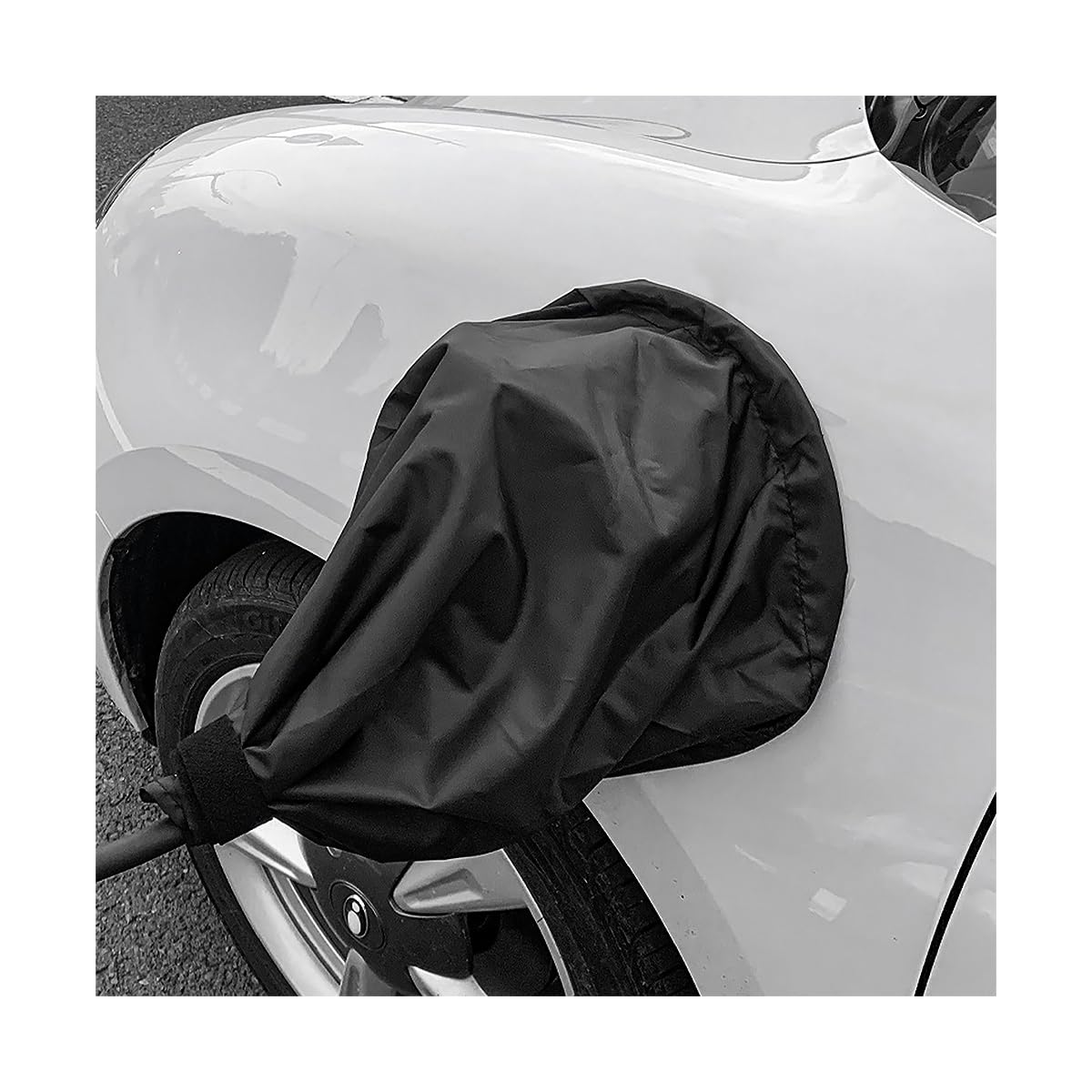 Suvnie EV Charger Plug Port Cover, Waterproof Electric Car Charging Cover, Rain Sun UV Snow Dust All-Weather Protection, Outdoor